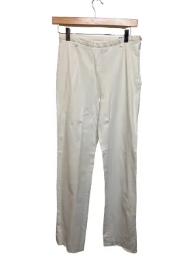 Heat Friendly Vintage Burberry White Womens Trousers (Size 28x32)