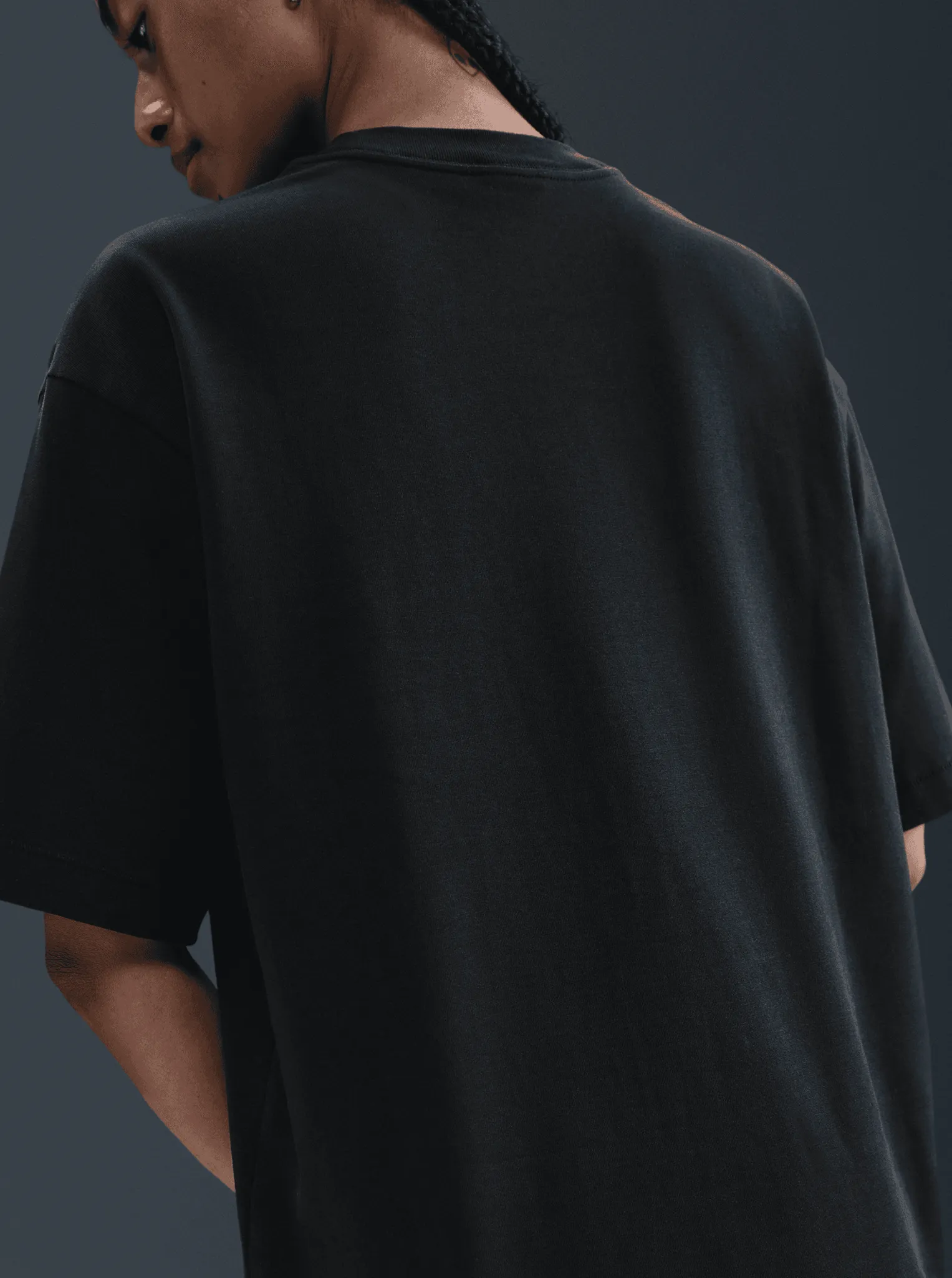 Striped Pattern Airflow Ventilation Luxe Short-Sleeve Tee