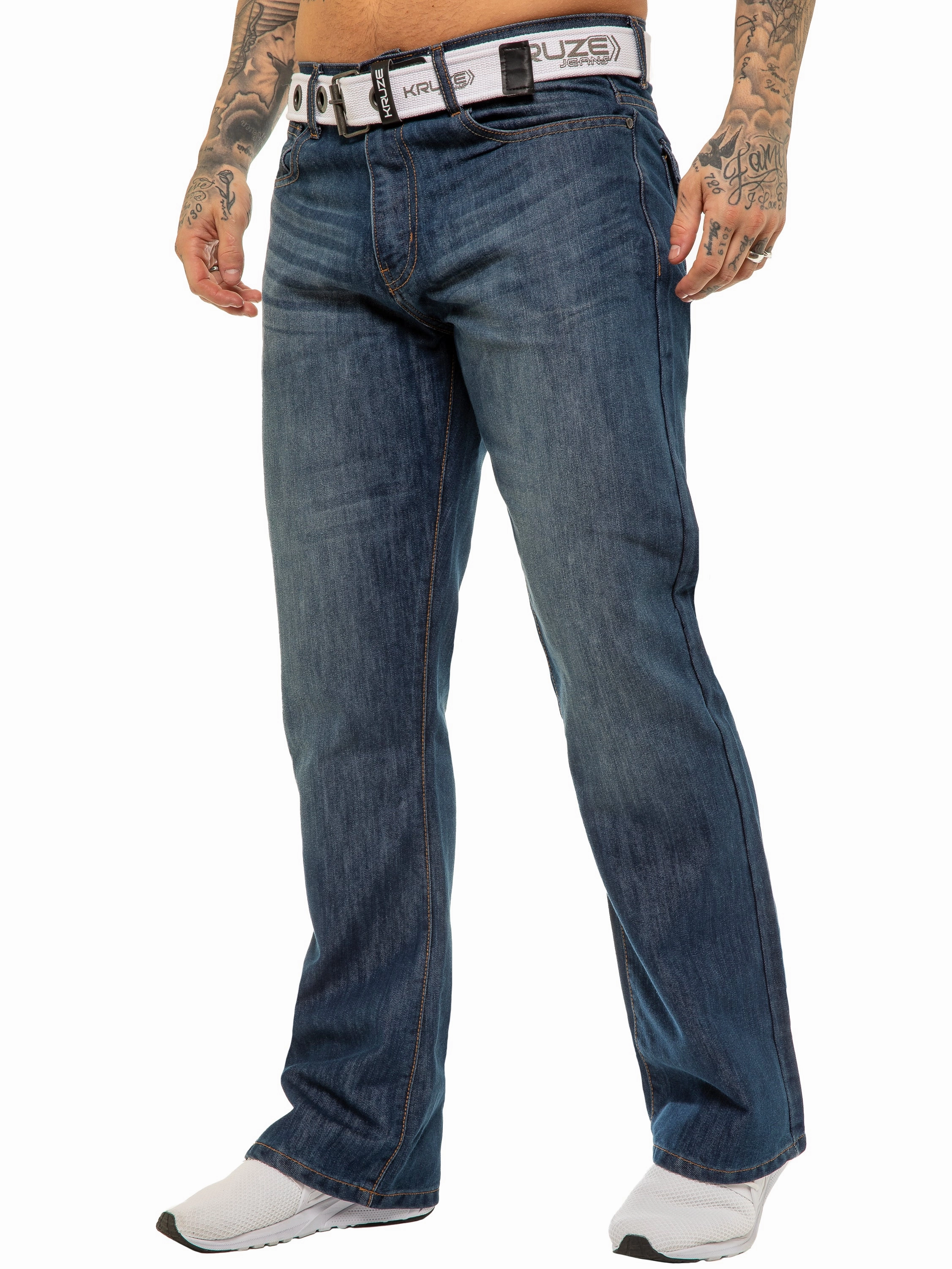 Office Wear Weekend Warrior Trend Setter Match With All Kruze | Mens Bootcut Denim Jeans