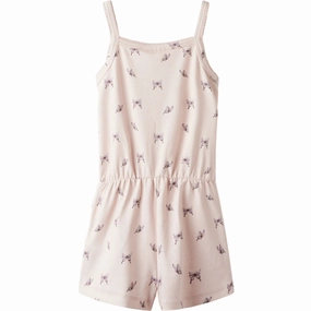 Lil'Atelier Peach Blush Butterfly Gayo Sak Strap Suit Home Holiday Loose Fine