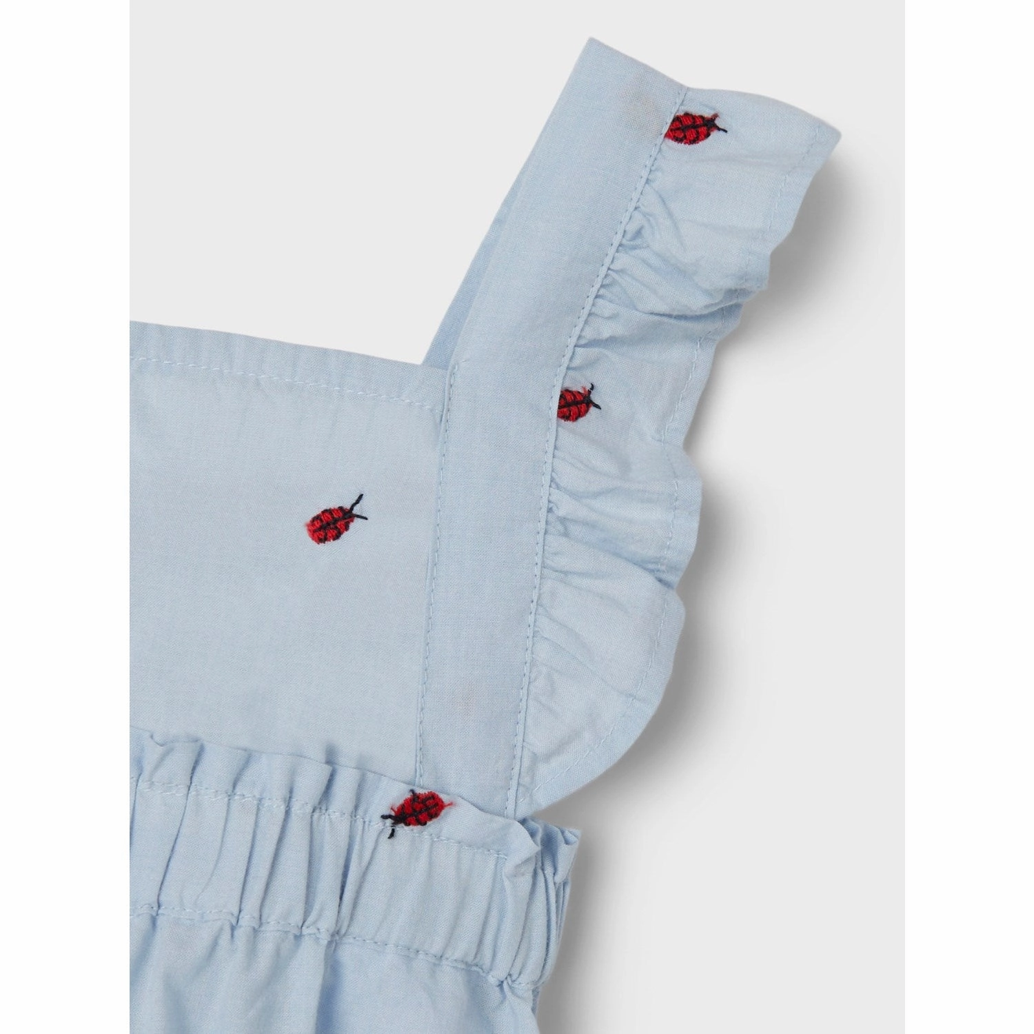 Indoor Vacation Name It Chambray Blue Ferilla Romper