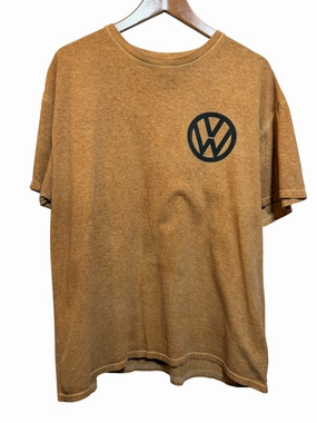 loose but not baggy Stain Resistant Volkswagen Mens Brown T Shirt (Size XL)