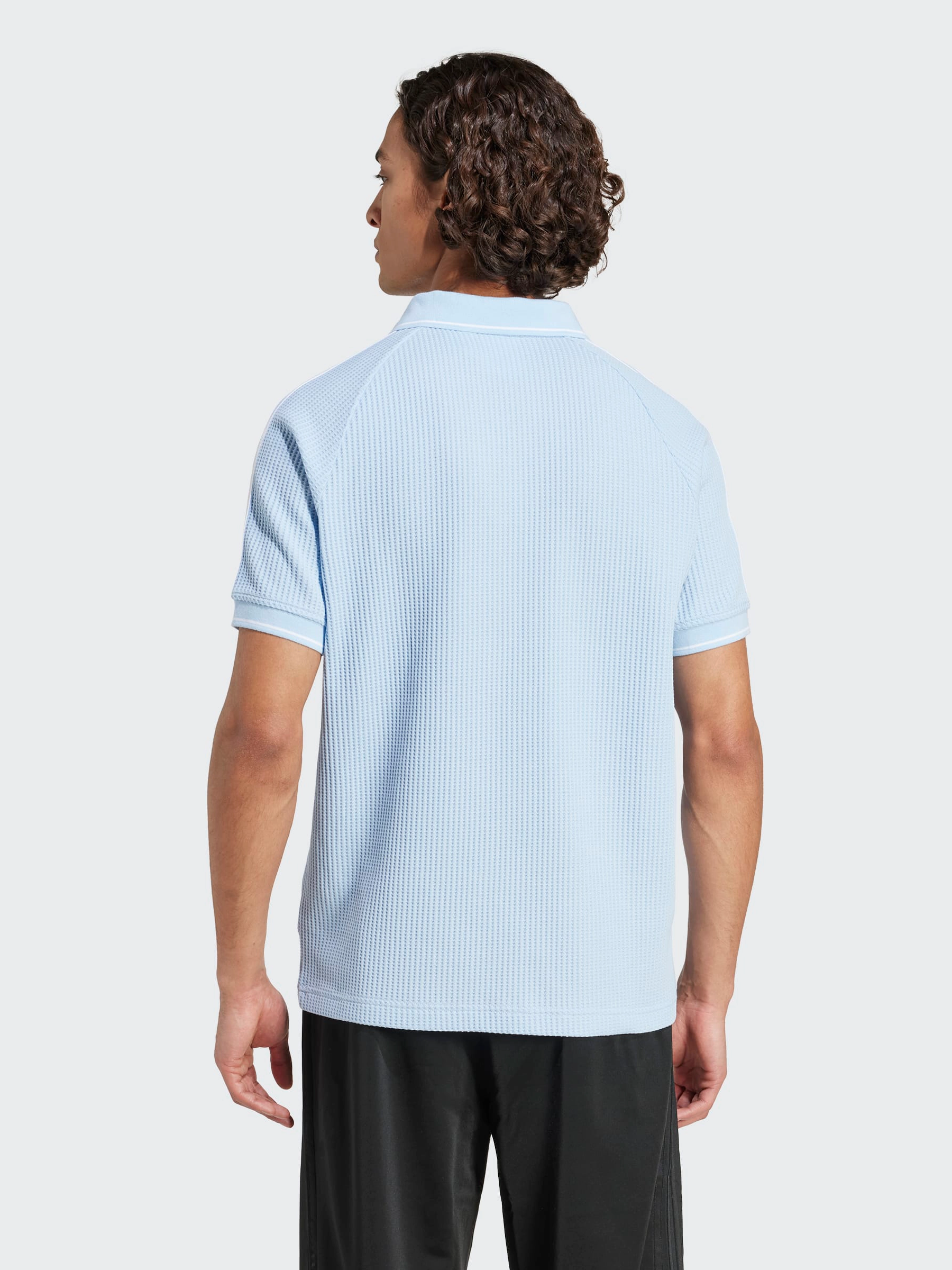 Waffle Knit Polo Shirt Sports Apparel