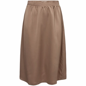 Neutral Tones Flexible Waistband Sofie Schnoor Cashew Brown Skirt