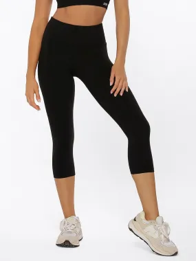Yoga Class Beginner Level Amy Phone Pocket 7/8 Tights