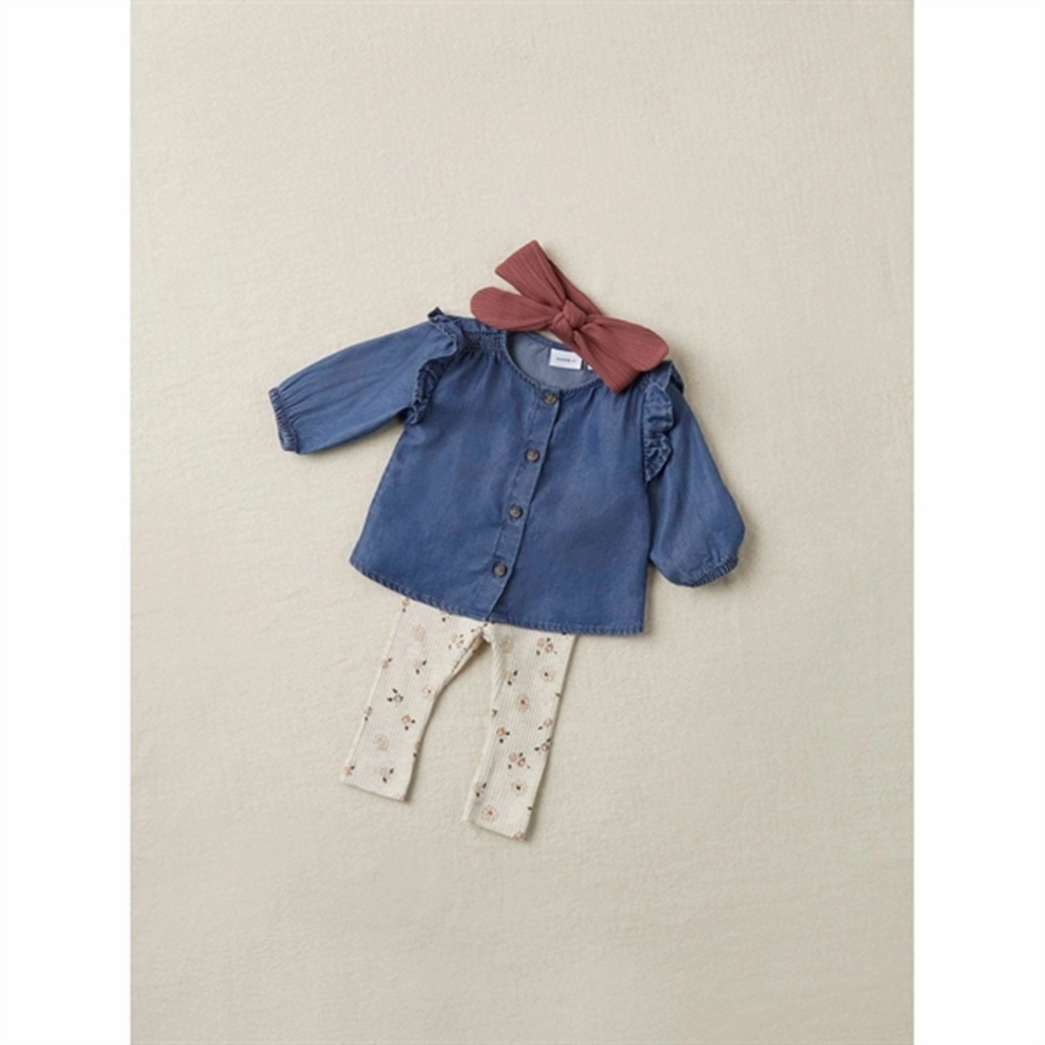 Name it Peyote Melange Osha Leggings Mid Rise Comfortable Performance