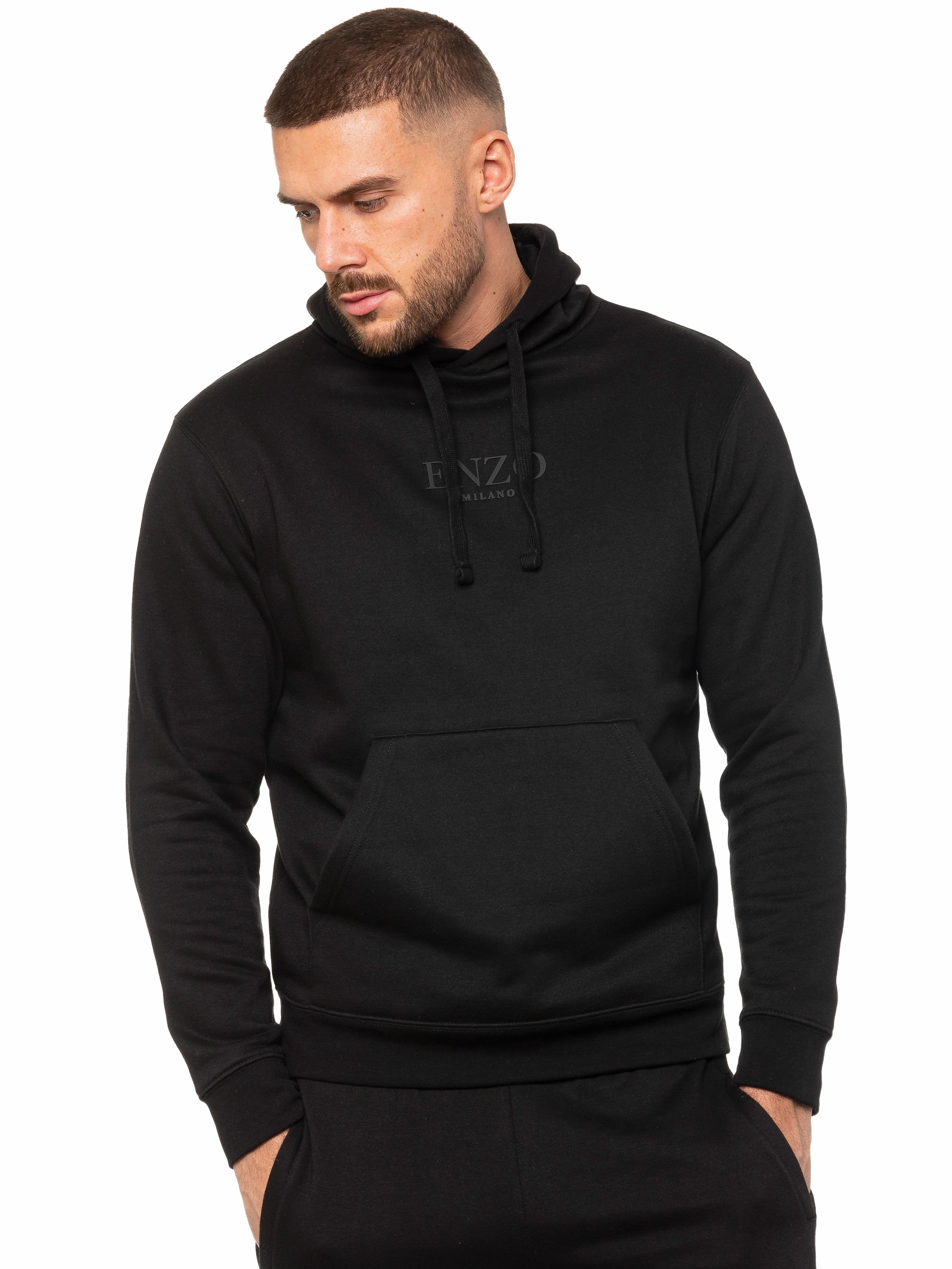 Enzo | Mens Pullover Hoodie Muskrat like Tomboy look