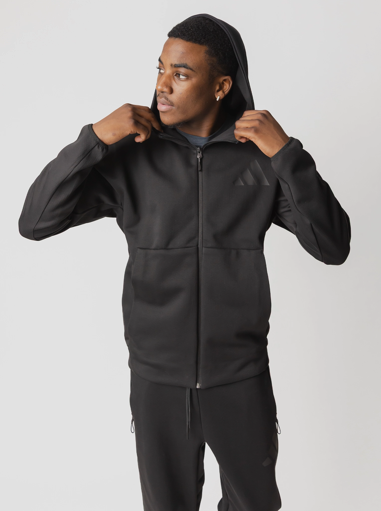 Z.N.E. Full-Zip Hooded Track Jacket Compact Packable