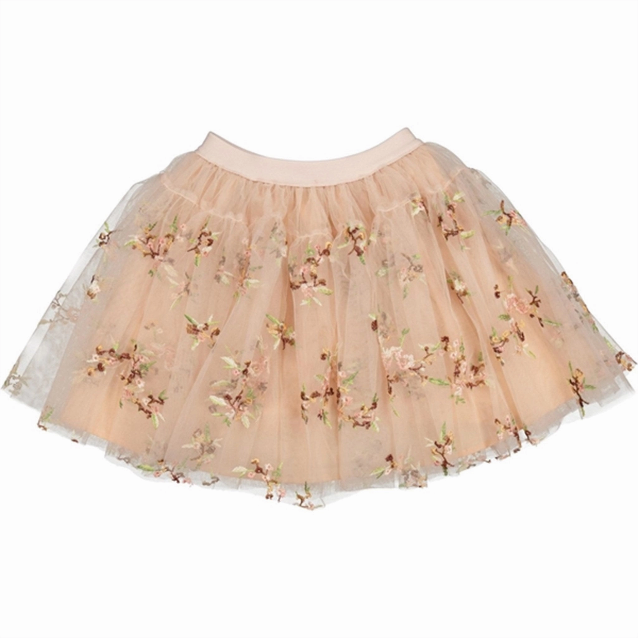 MarMar Flower Embroidery Shelby Skirt Reinforced Hemline