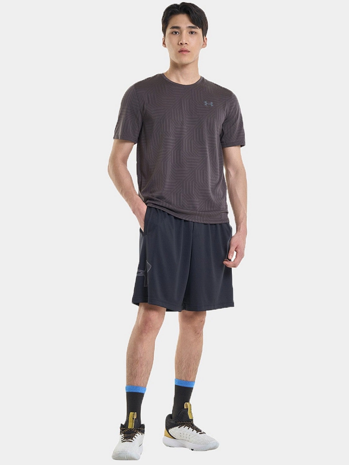 Outdoor Apparel Plus Size Tech Graphic Short