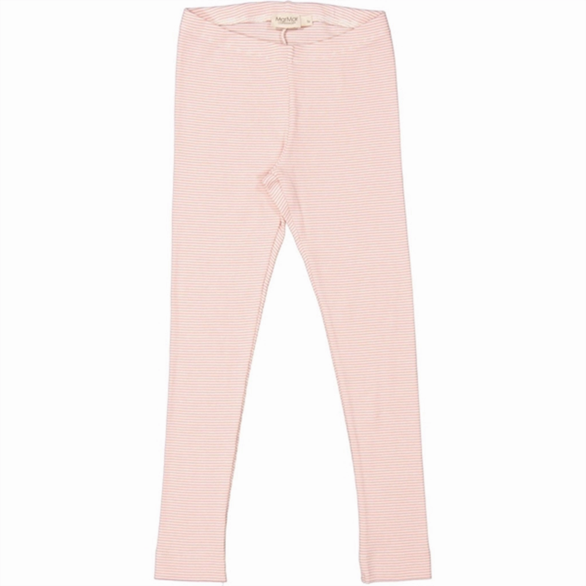 MarMar Modal Fine Rib Evening Sun Stripe Leggings Summer Wear Anti Odor