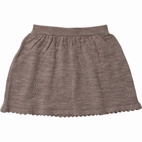 Tagless label Tear Resistant Copenhagen Colors Natural Melange Merino Knitted Skirt