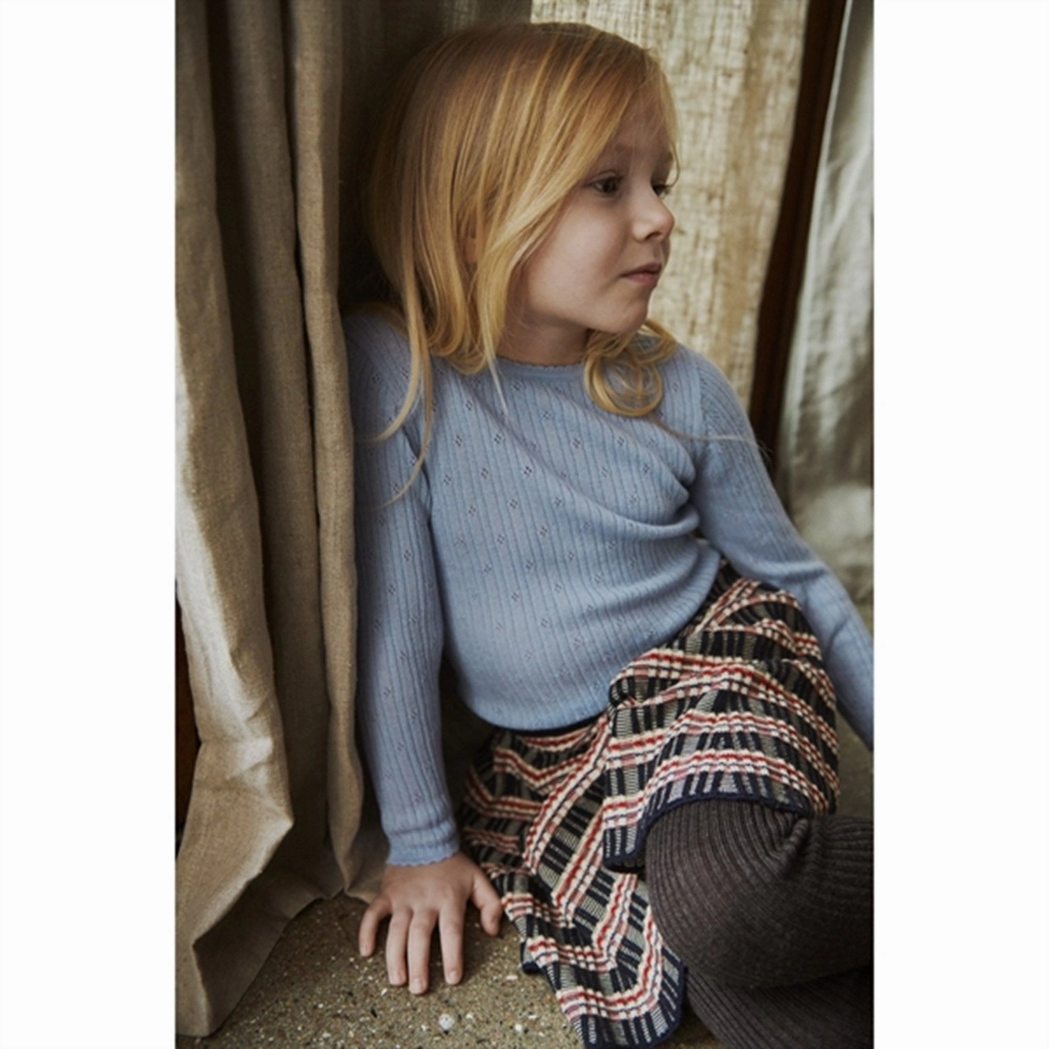 Timeless Wear Warm Insulation FUB Rib Skirt Dark Navy