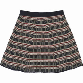 Soft Finish Luxury Finish FUB Rib Skirt Dark Navy
