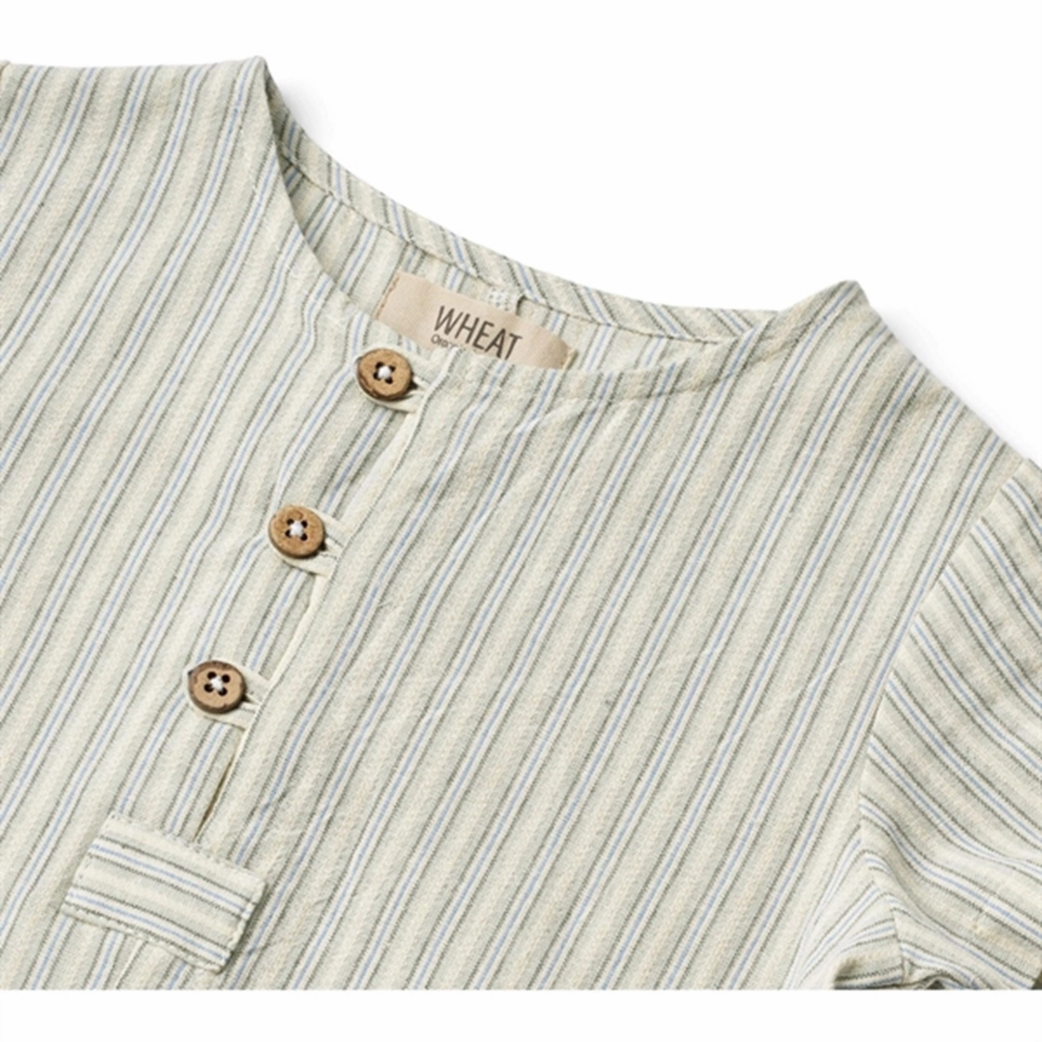 Wheat Aquablue Stripe Playsuit Niller Sport Sporty Basic Active