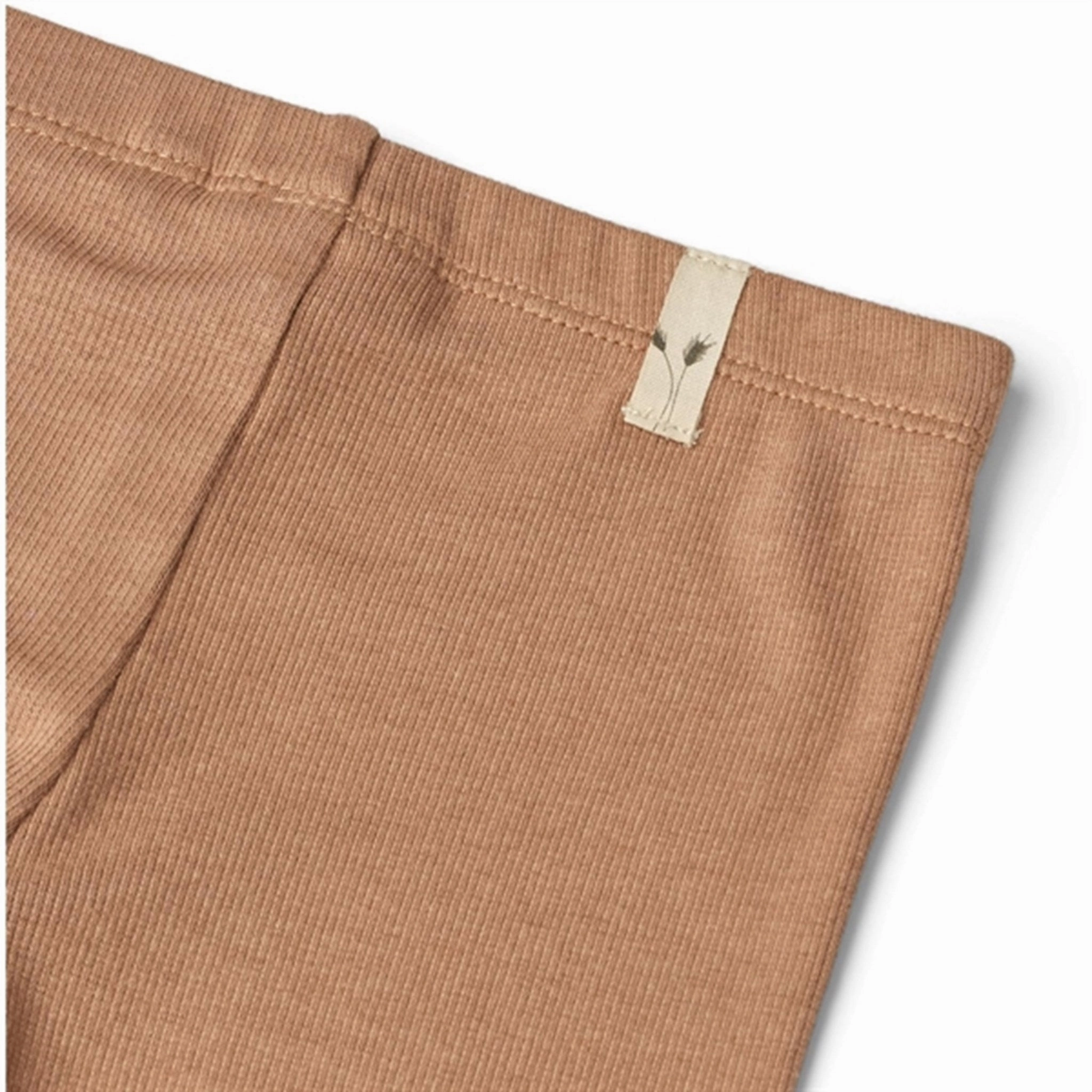 Flattering Shape Wheat Berry Dust Rib Leggings Maddy