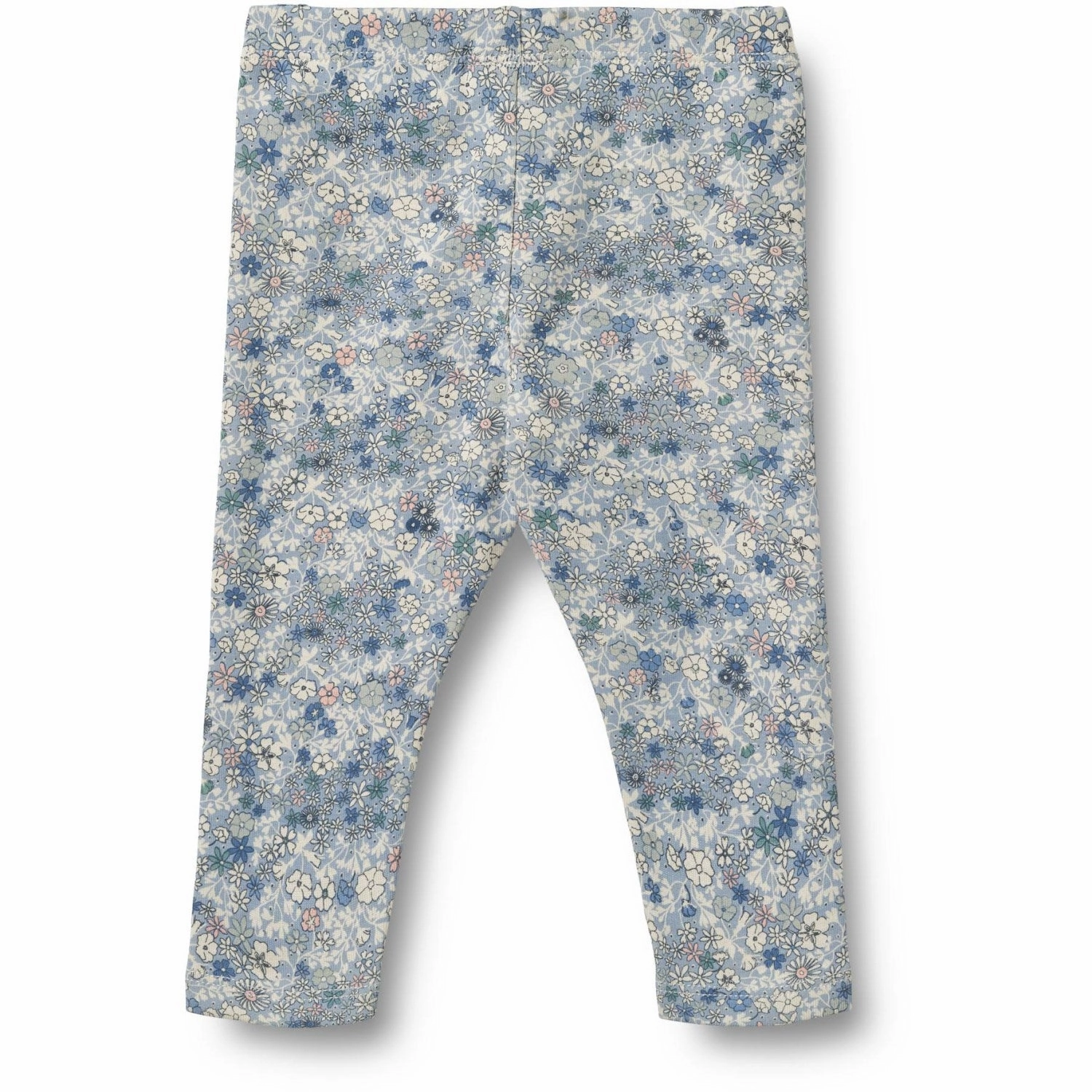 Wheat Blue Summer Flowers Jersey Leggings Jules Shape Wear Premium Stretch