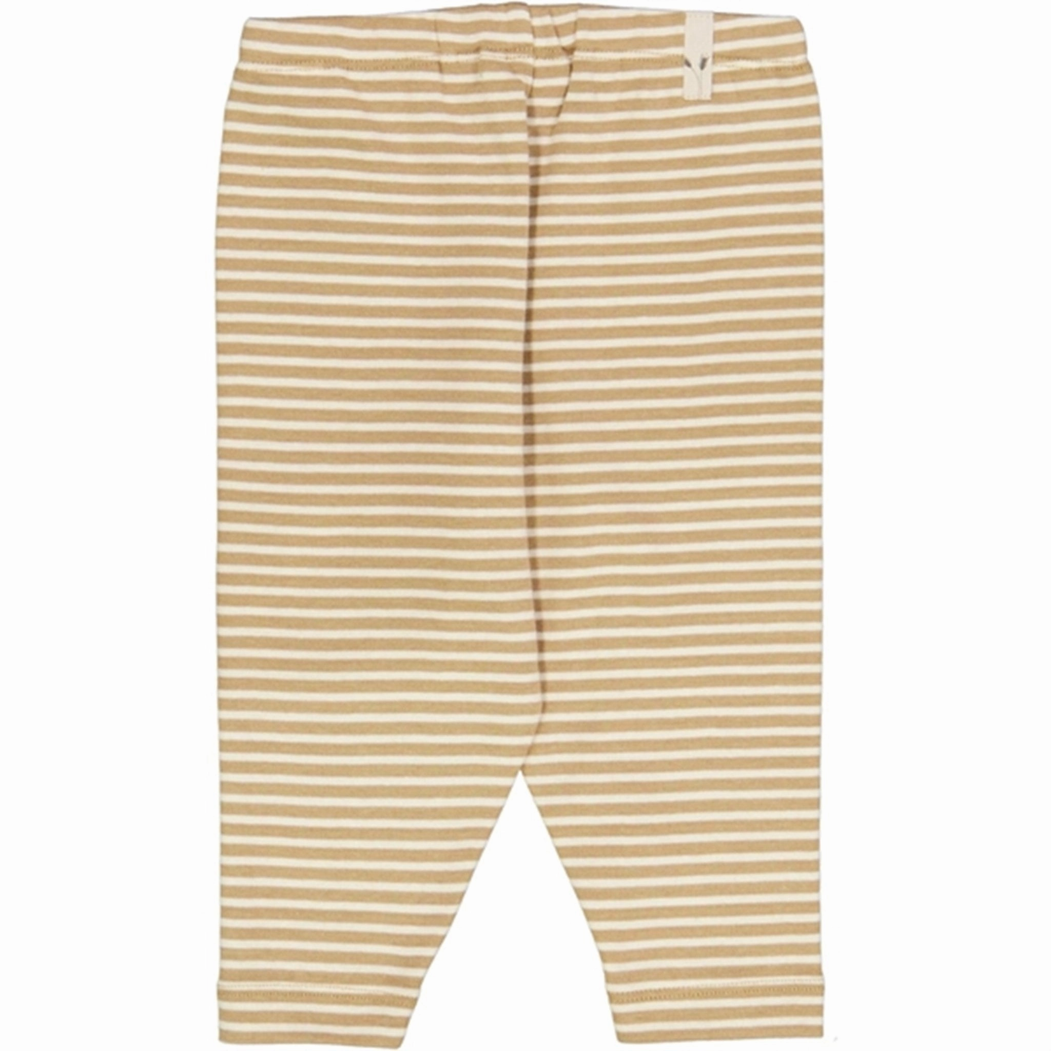 Active Essential Fade Resistant Wheat Cappuccino Stripe Silas Jersey Leggings