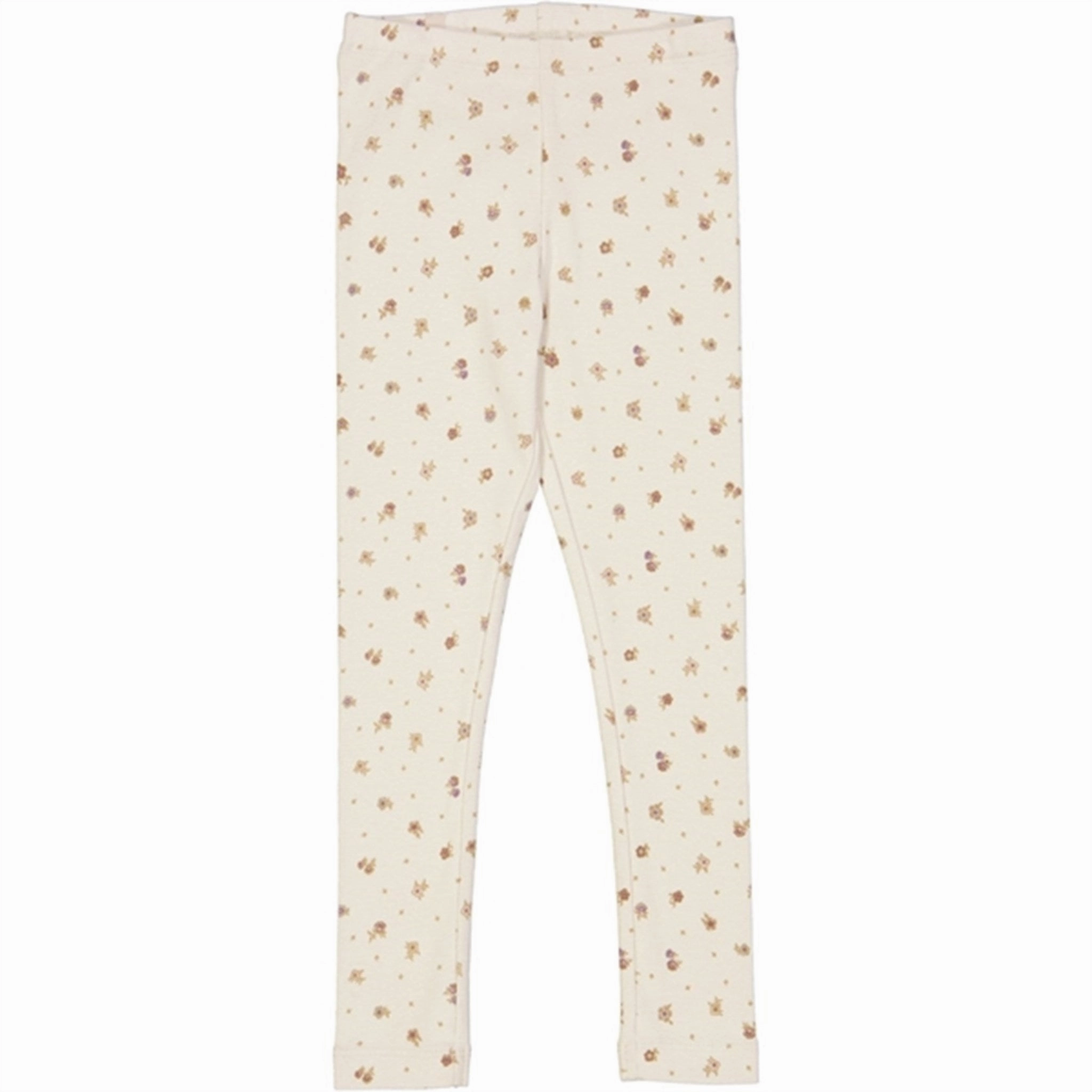 Wheat Chalk Flowers Jersey Leggings Comfort Seeker Four Way