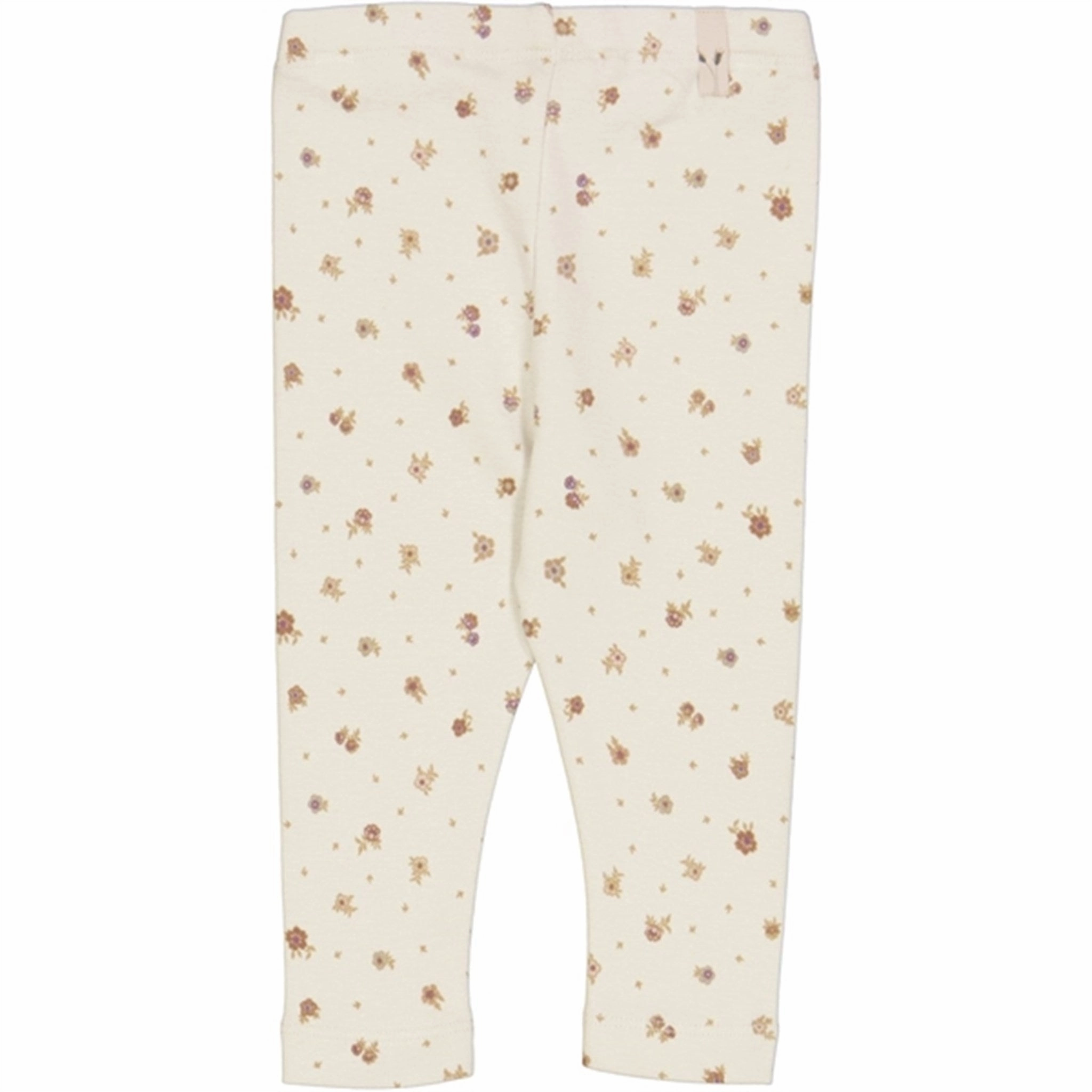 Anti Static Fabric Wheat Chalk Flowers Jersey Leggings