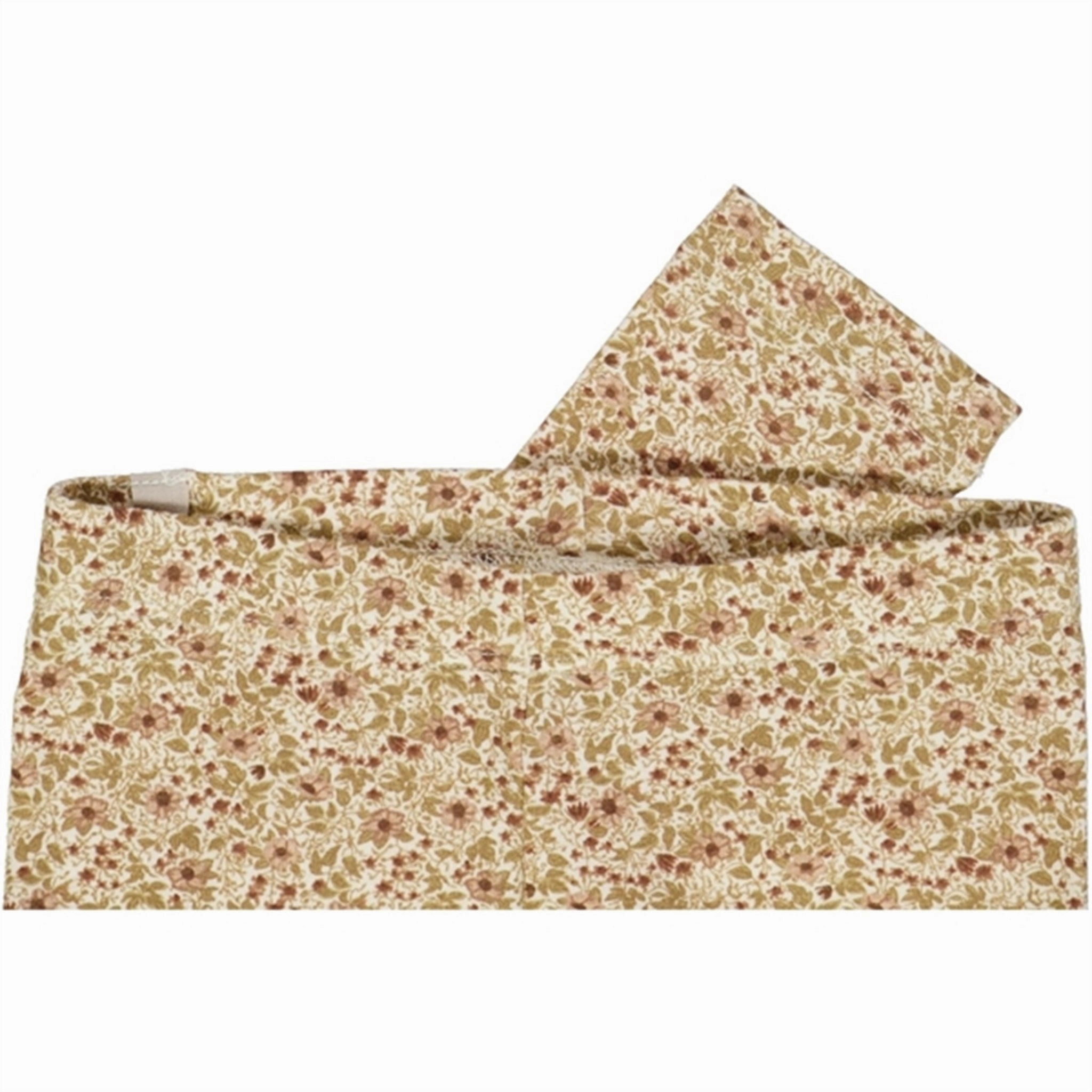 Wheat Eggshell Flowers Jersey Leggings For Teens Ultra Light All Day