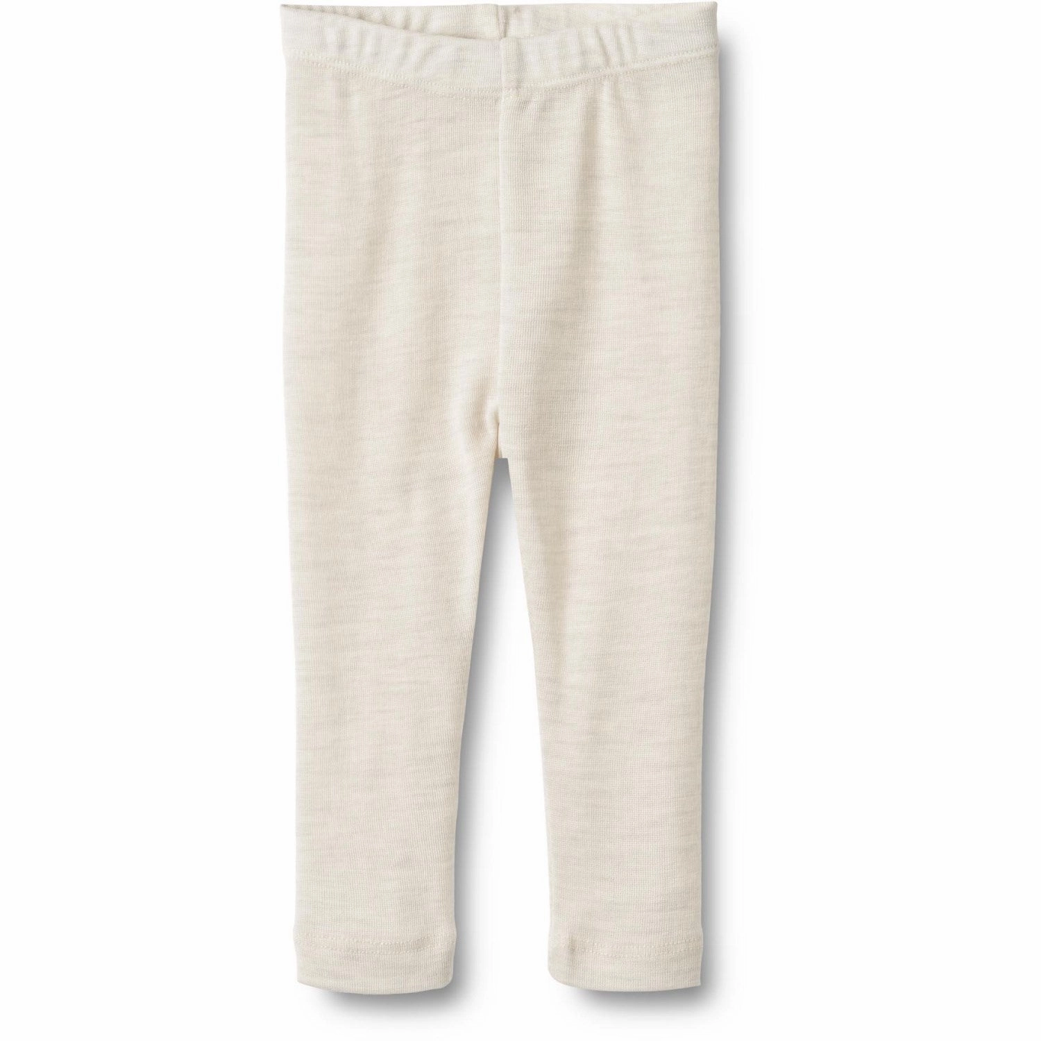 Wheat Eggshell Melange Wool Leggings Agi Move Fast Fashion Wear