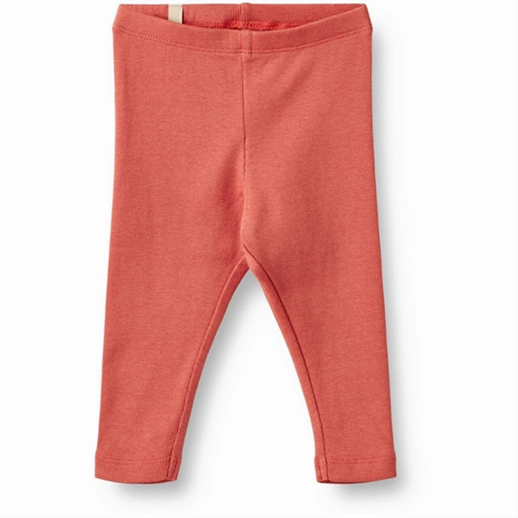 Wheat Faded Rose Rib Leggings Maddy Silicone Hem Trim Maternity Wear Wrinkle Resistant