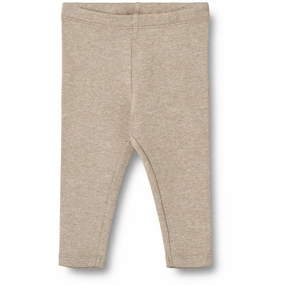 Minimalist Style Dance Practice Wheat Gravel Melange Rib Leggings Maddy