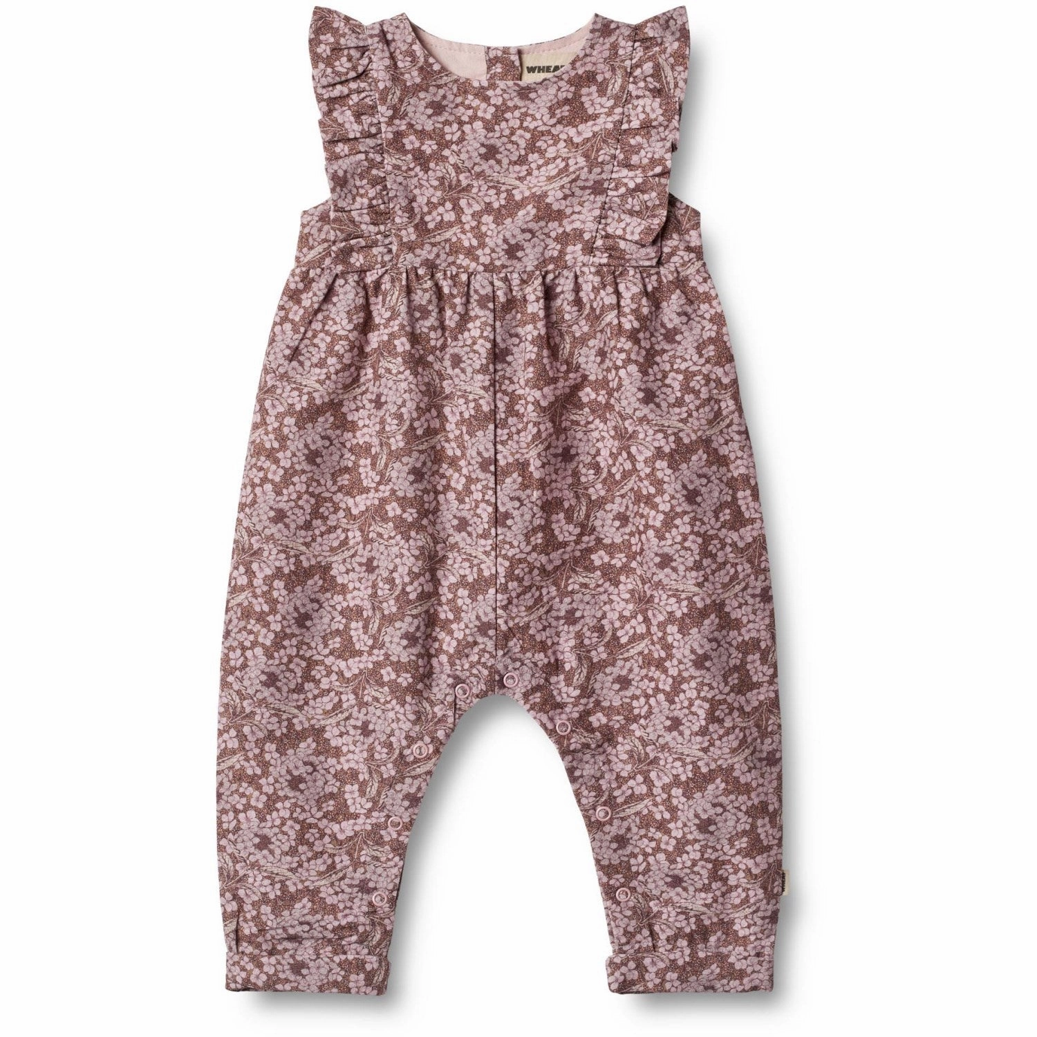 Everyday Soft Charming Resort Wheat Hydrangeas Romper Milia