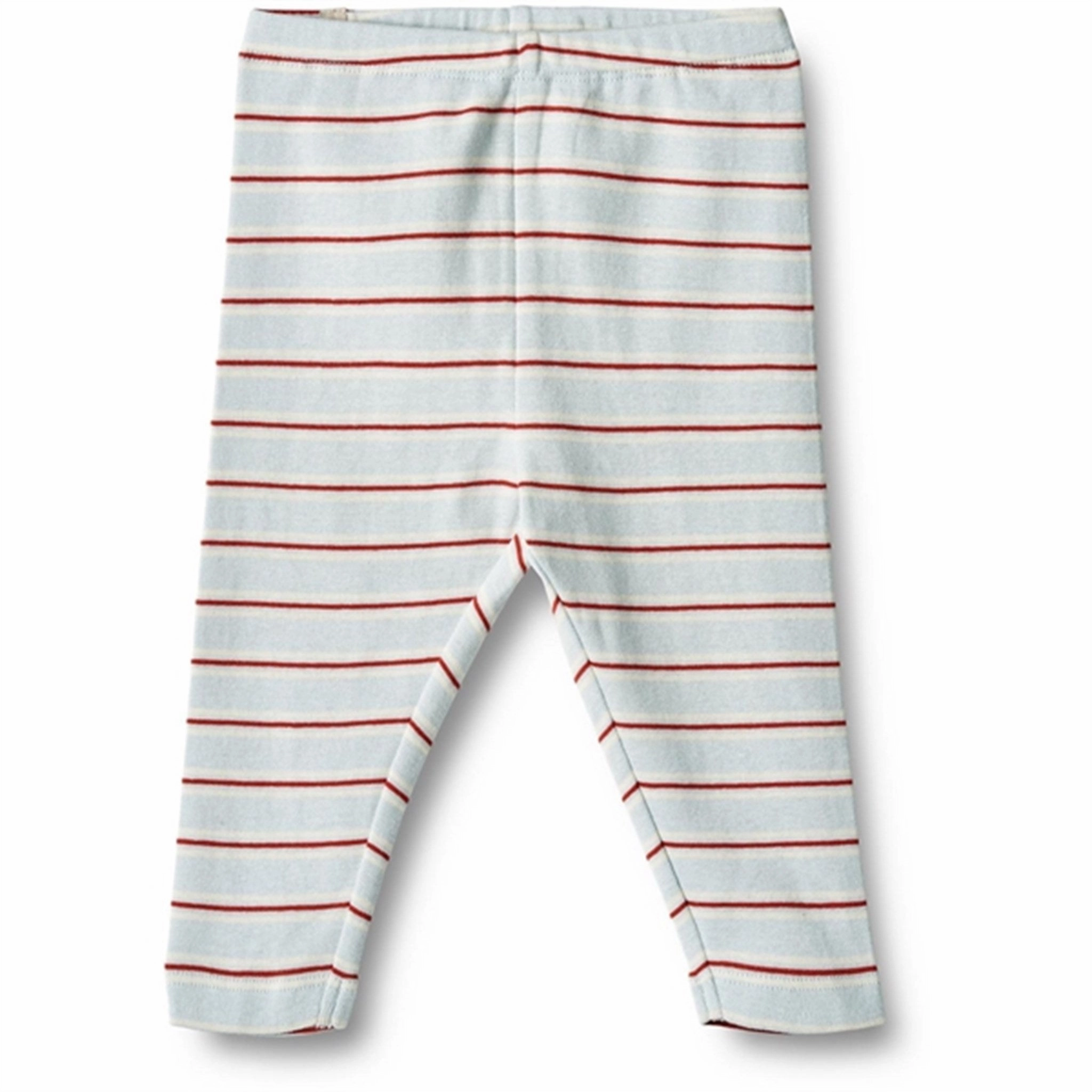 Soft Layers Wheat Light Blue Strip Jersey Leggings Silas