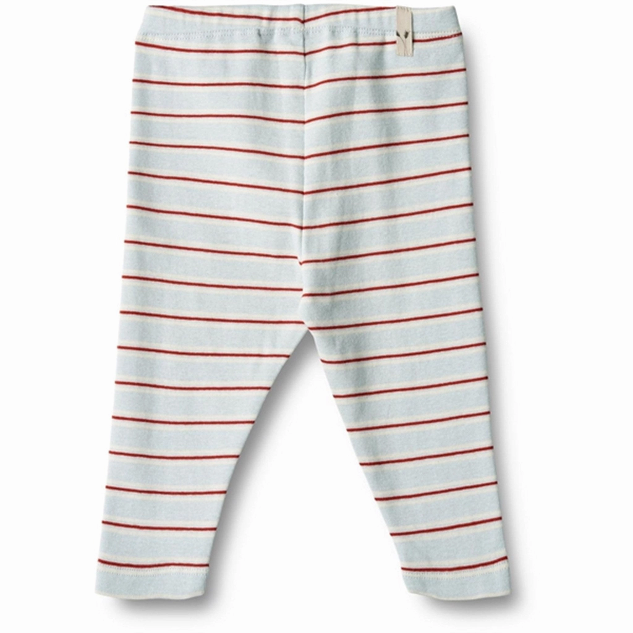 Ankle length Wheat Light Blue Strip Jersey Leggings Silas