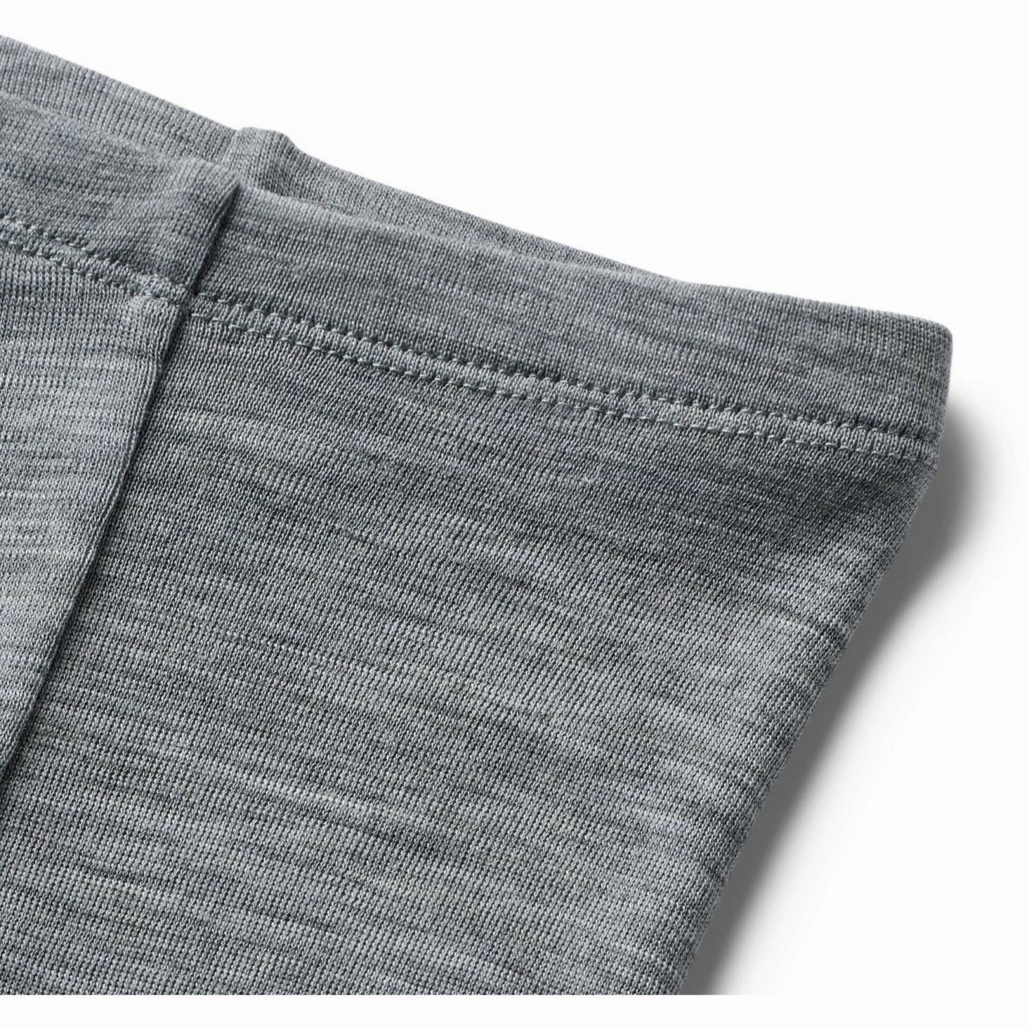 Casual Layers Smooth Waist Wheat Melange Grey Wool Leggings Agi