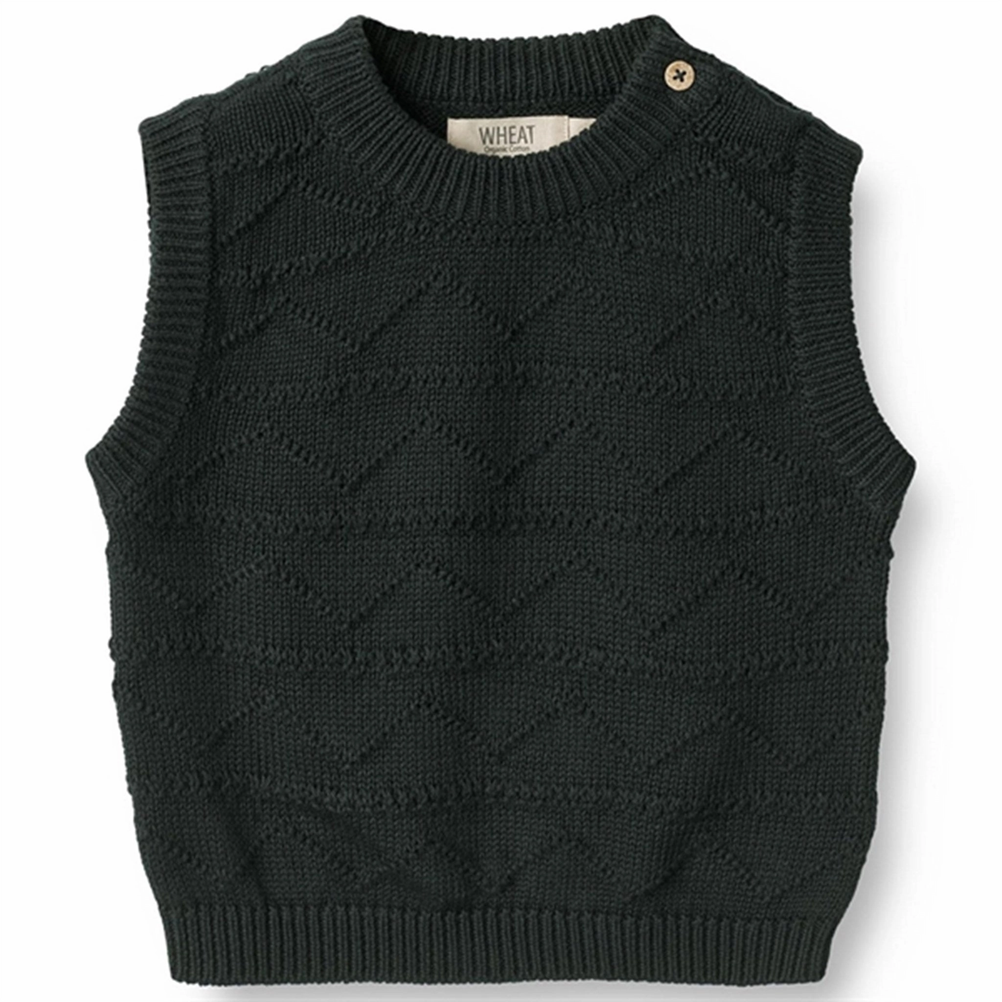Joy Wheat Navy Bobby Knit Vest