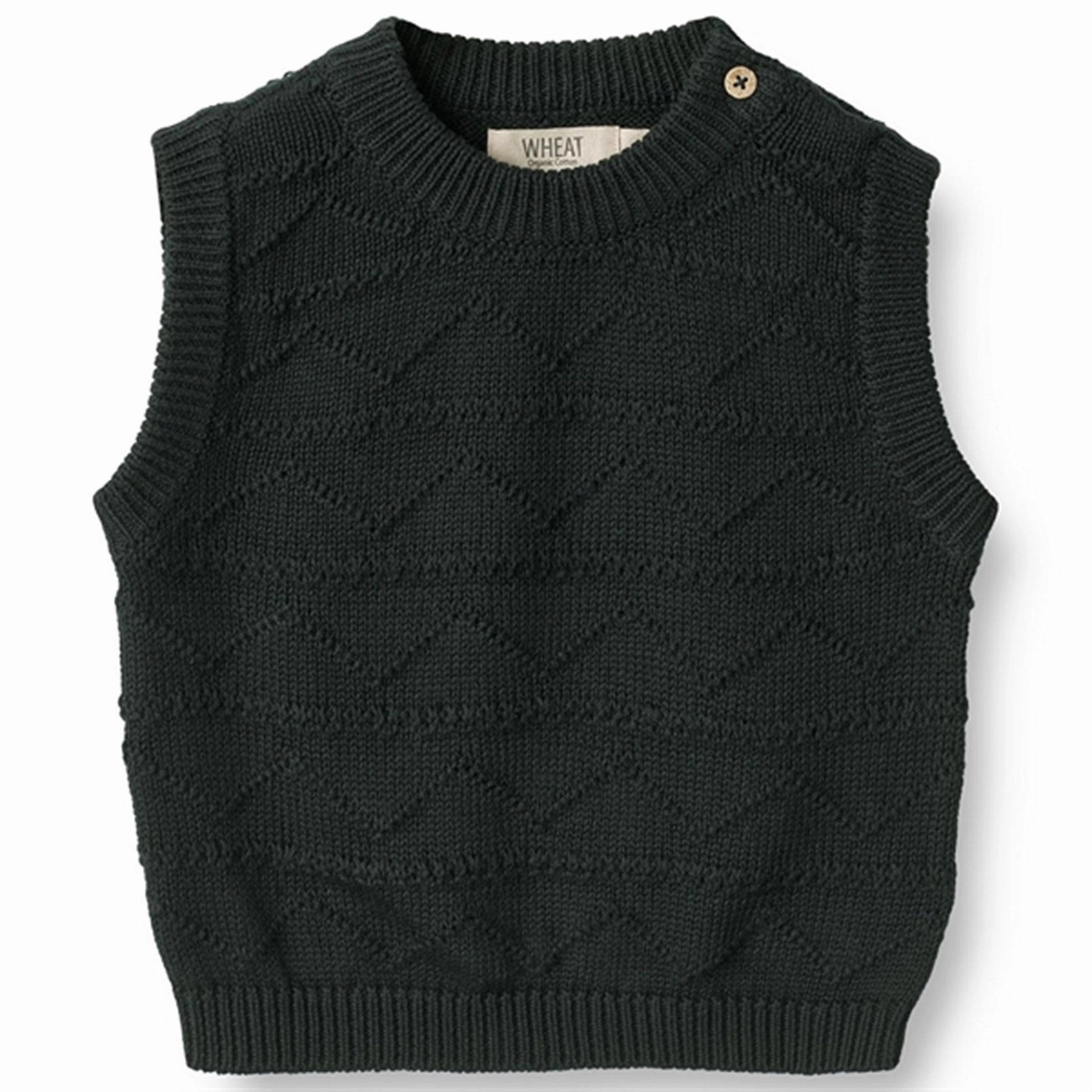 Short kids' Wheat Navy Bobby Knit Vest