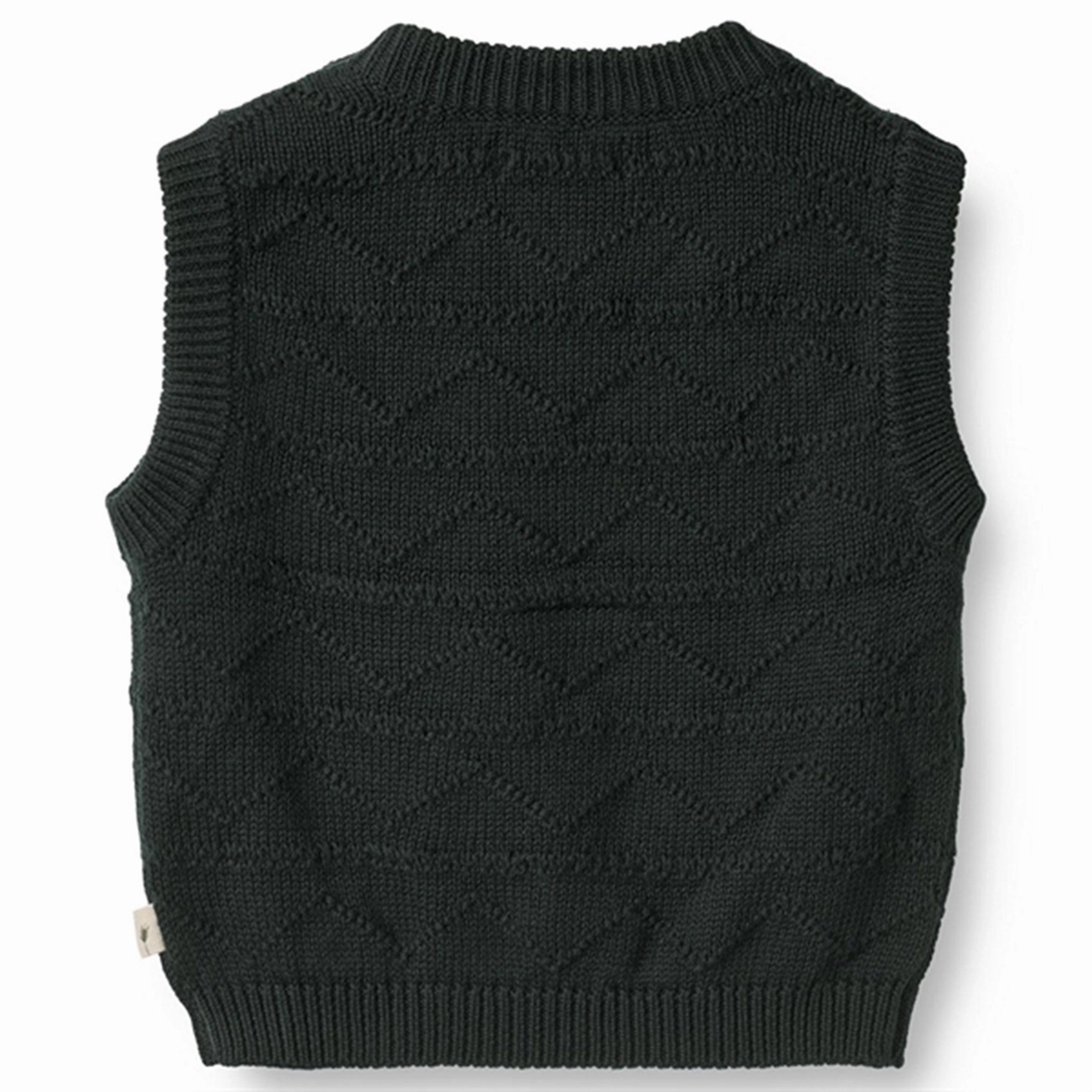 epoch Flame Retardant Material Wheat Navy Bobby Knit Vest