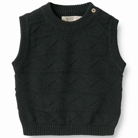 Short kids' Wheat Navy Bobby Knit Vest
