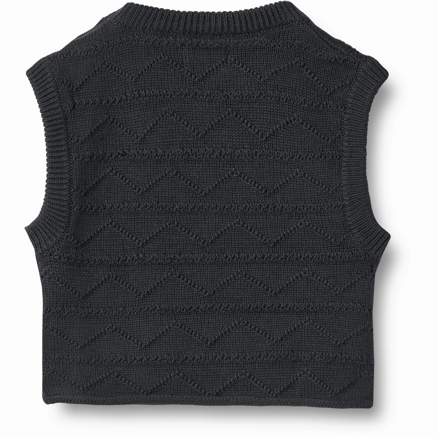 Wheat Navy Knit Vest Bobby popular among middle - aged people