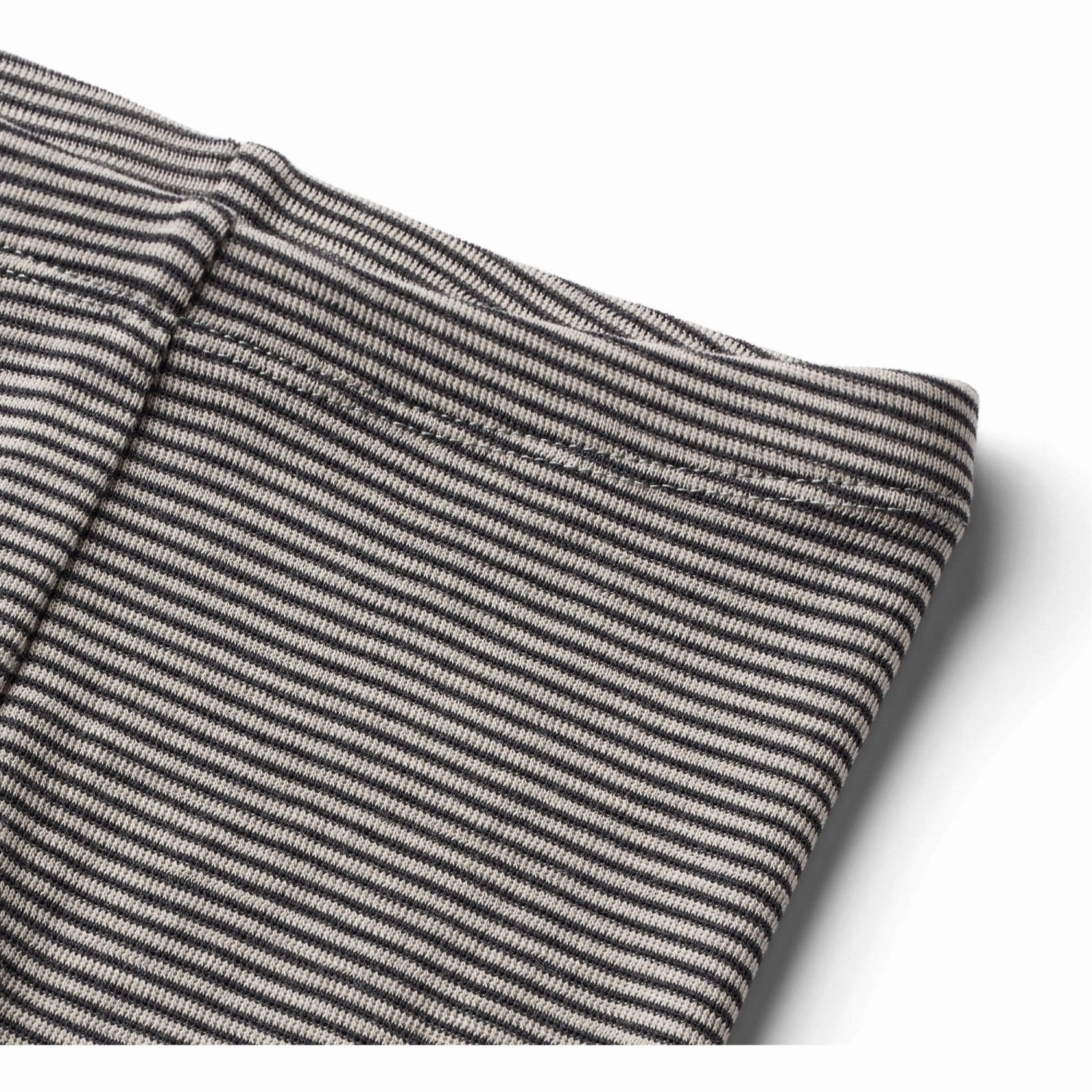 Eco Friendly Chic And Relaxed Wheat Navy Stripe Wool Leggings Agi