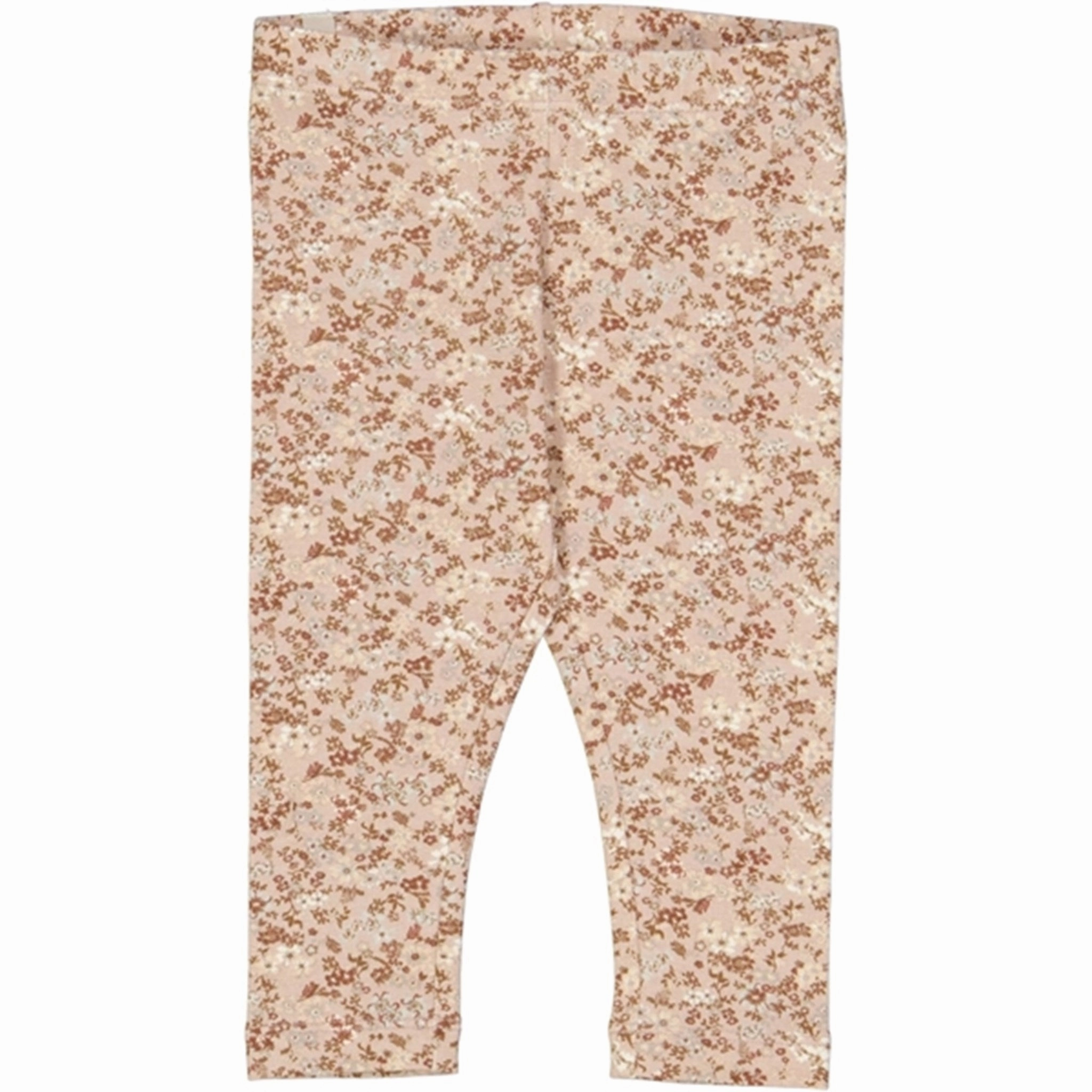 Luxury Choice Durable Stitch Wheat Pale Lilac Flowers Jersey Leggings
