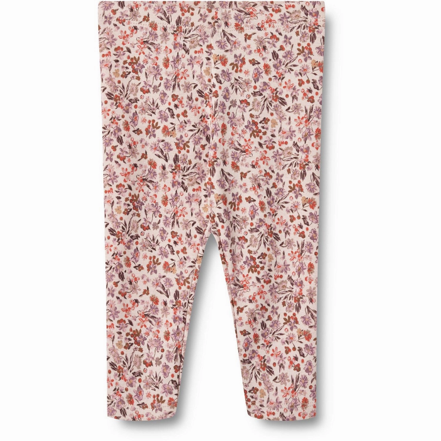 Stretch Panels Wheat Pale Rose Flowers Leggings Jules
