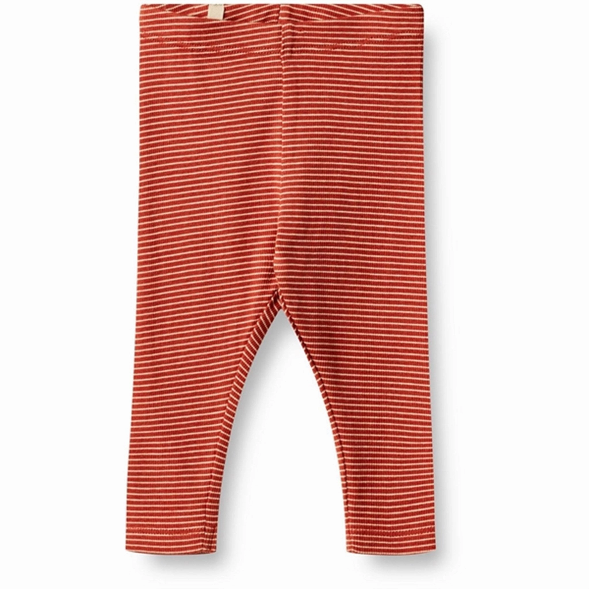 Weekend Trip Eco Friendly Breathable Fabric Morning Stretch Wheat Paprika Stripe Rib Leggings Maddy