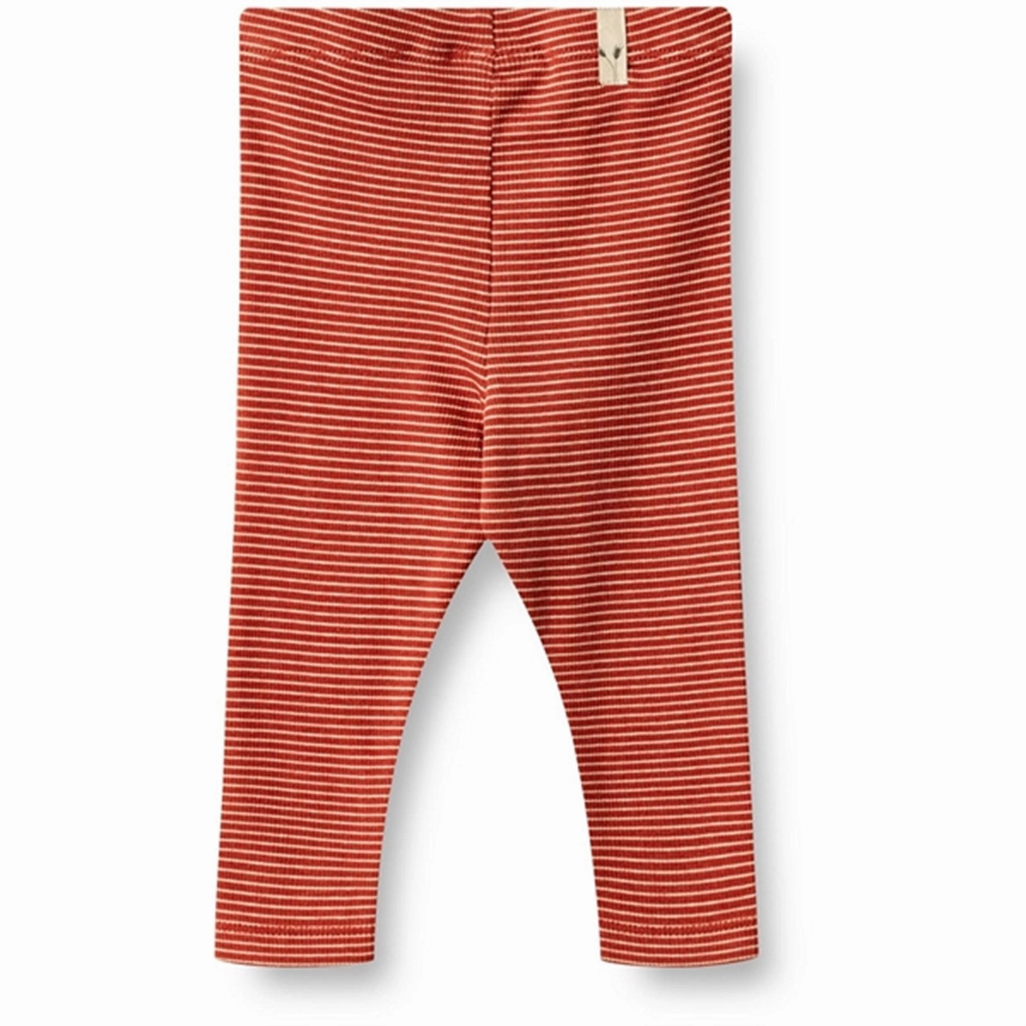 Wheat Paprika Stripe Rib Leggings Maddy Versatile Activewear Tagless label