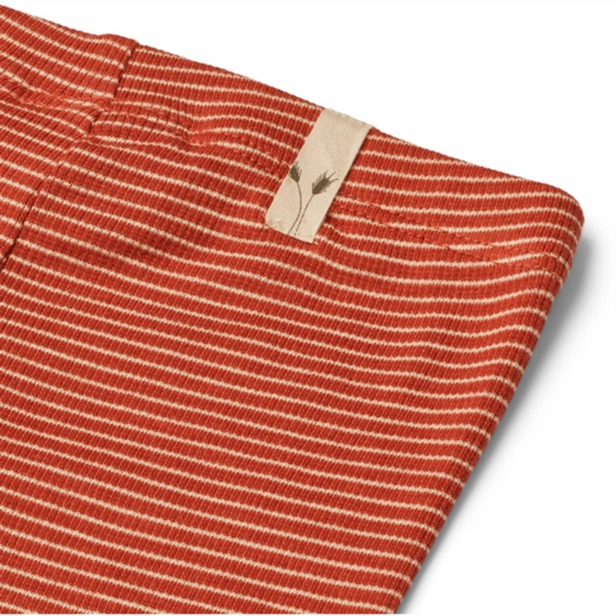 Quick Dry Minimalist Style Hiking Trail Lightweight Material Wheat Paprika Stripe Rib Leggings Maddy