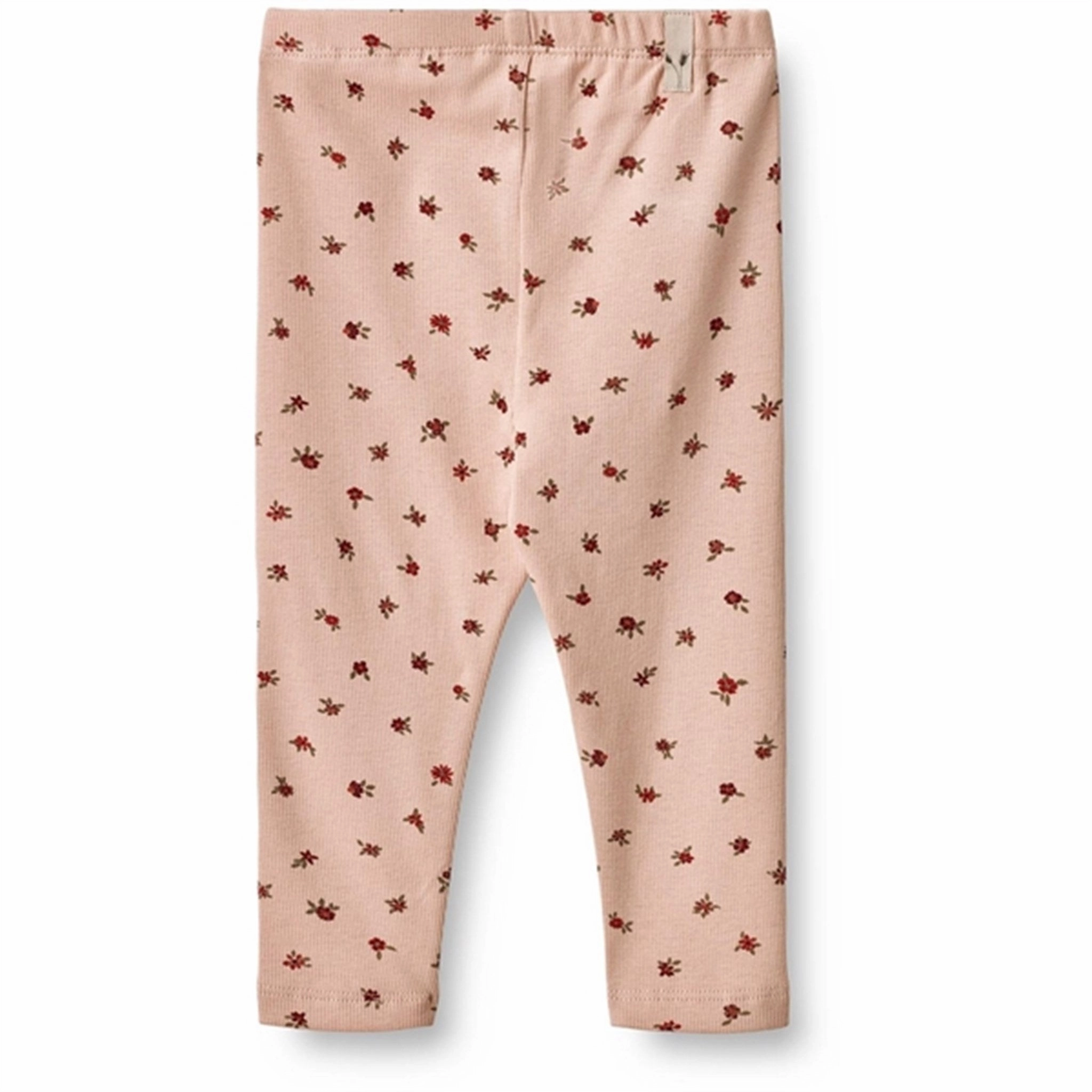 Thermal Warm Morning Jog Wheat Pink Sand Flowers Jersey Leggings Jules