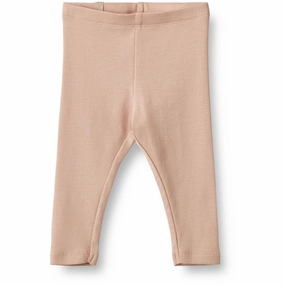 Wheat Rose Dust Rib Leggings Maddy Tailored Shape Morning Stretch Comfort Seeker
