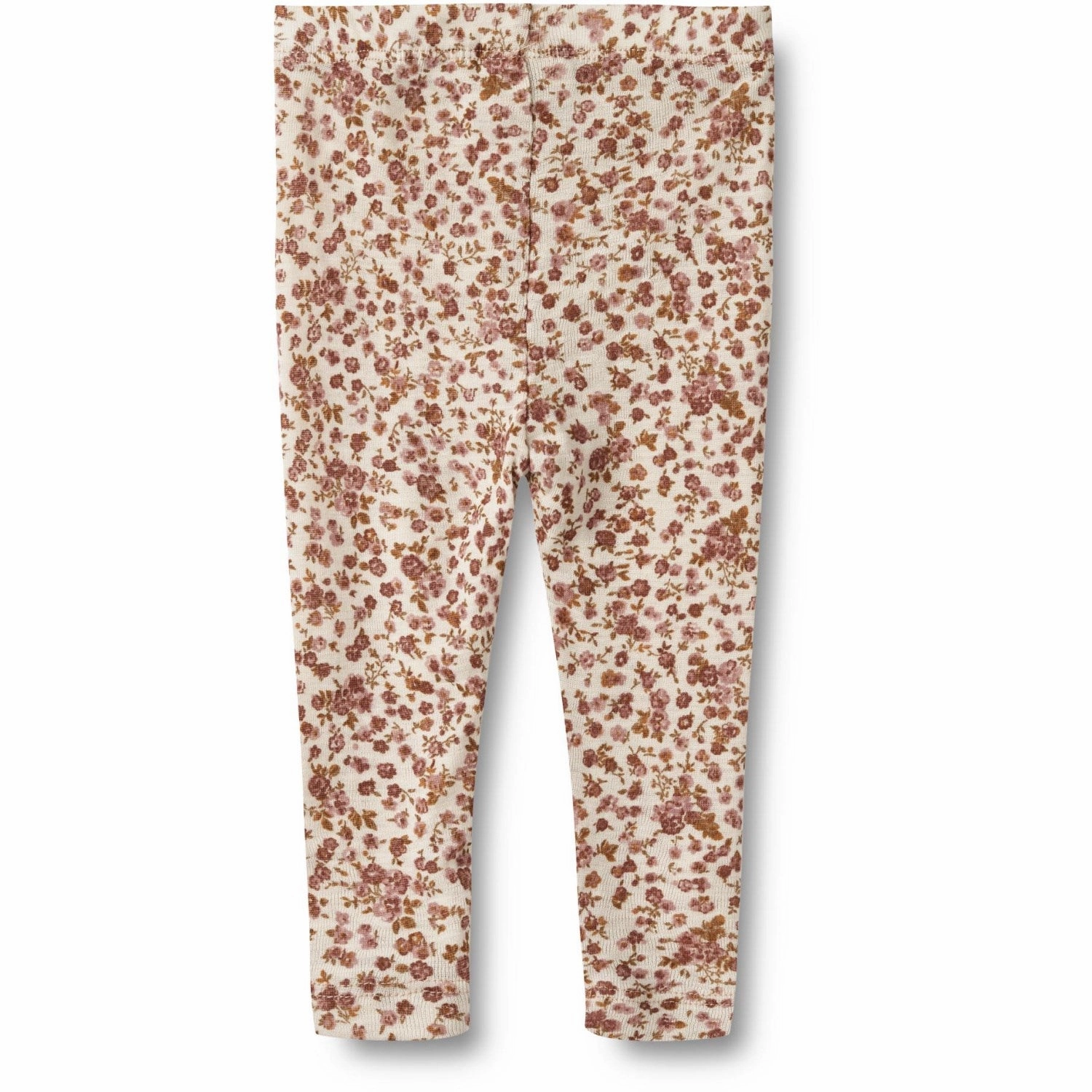 Wheat Rose Flowers Wool Leggings Agi Breathable Leggings Material