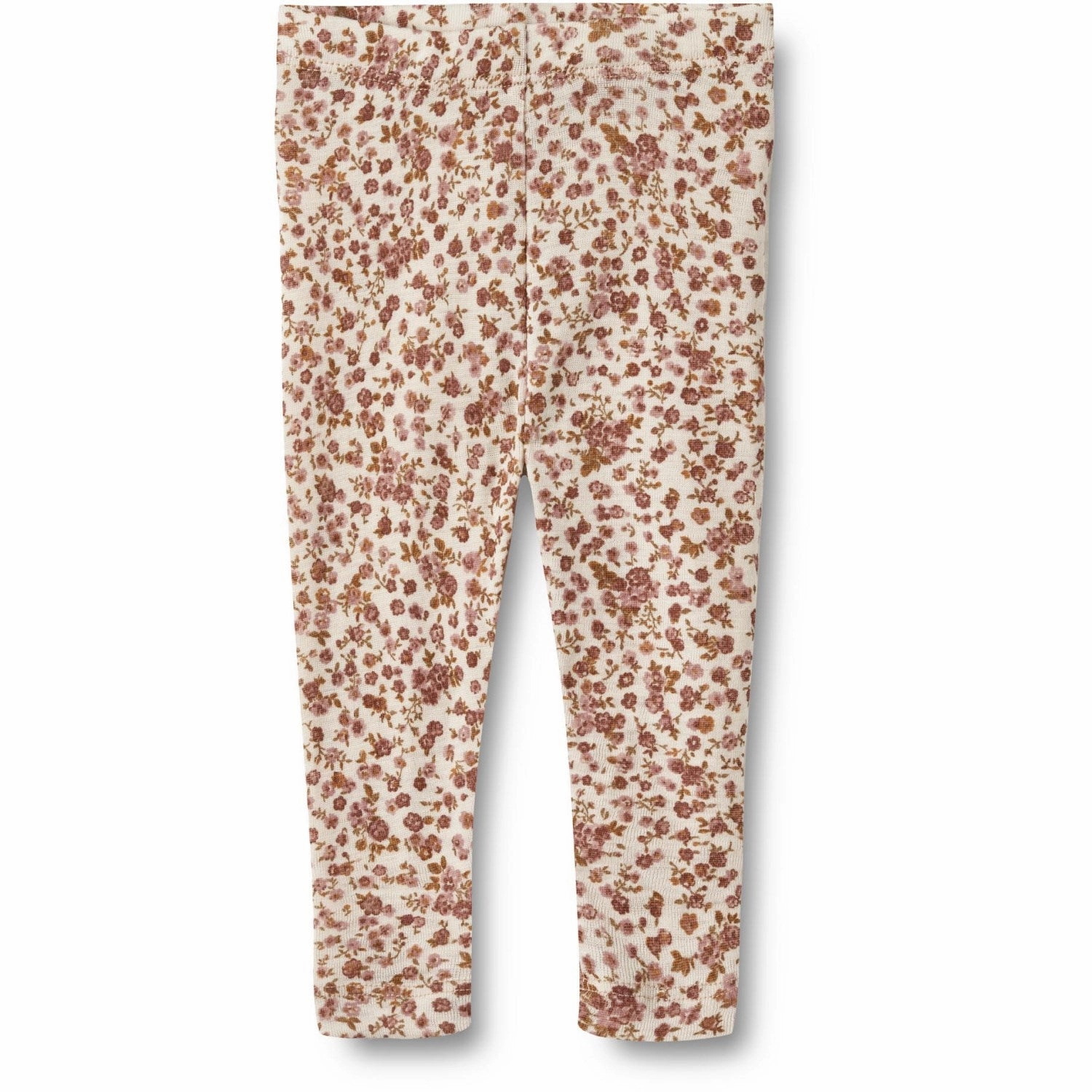 Flexible Wear Casual Day Wheat Rose Flowers Wool Leggings Agi
