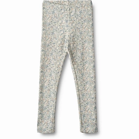 Mesh Panel Studio Practice Evening Walk Unisex Style Wheat Sandshell Mini Flowers Leggings Jules