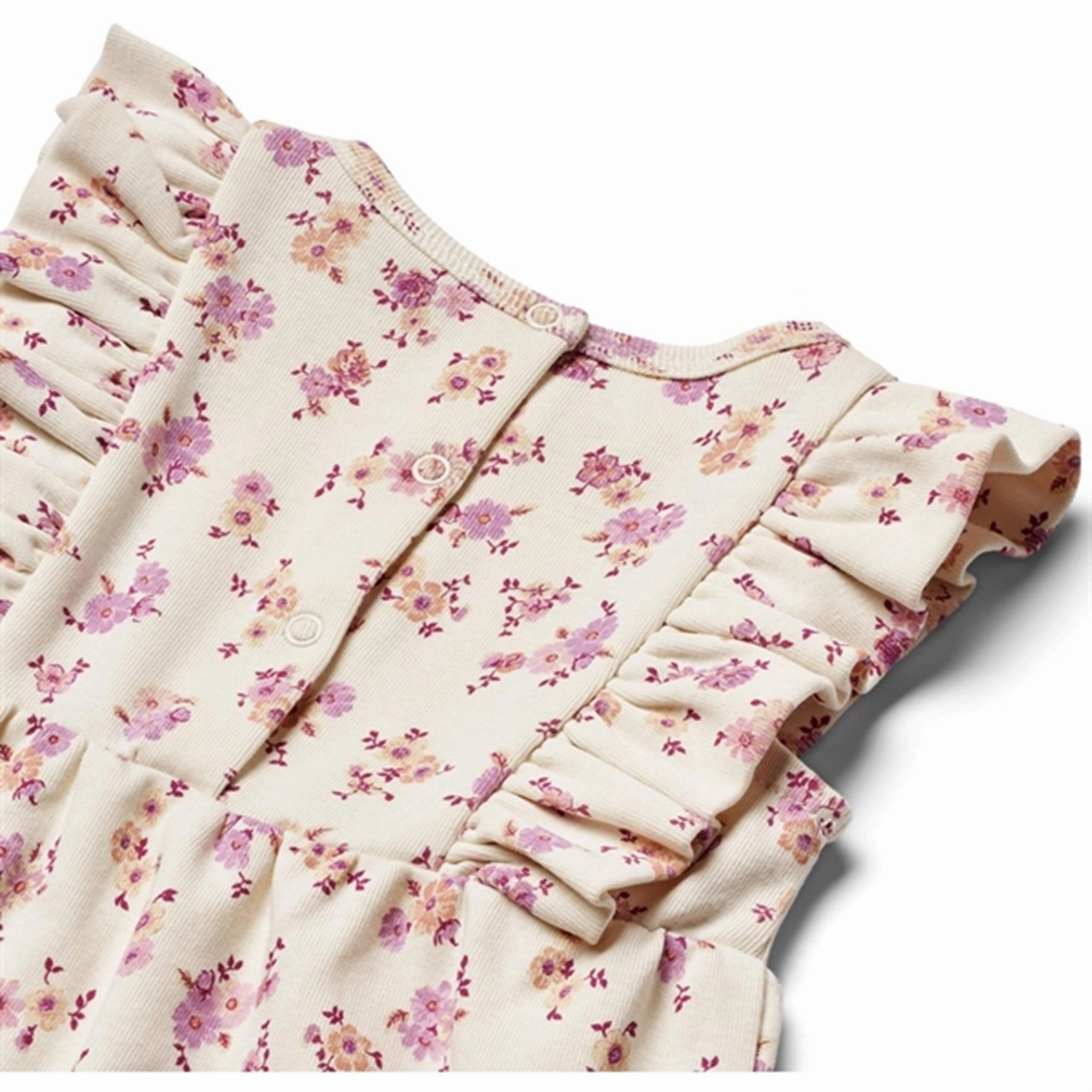 Wheat Shell Flowers Playsuit Havanna Event Dinner Night Loose