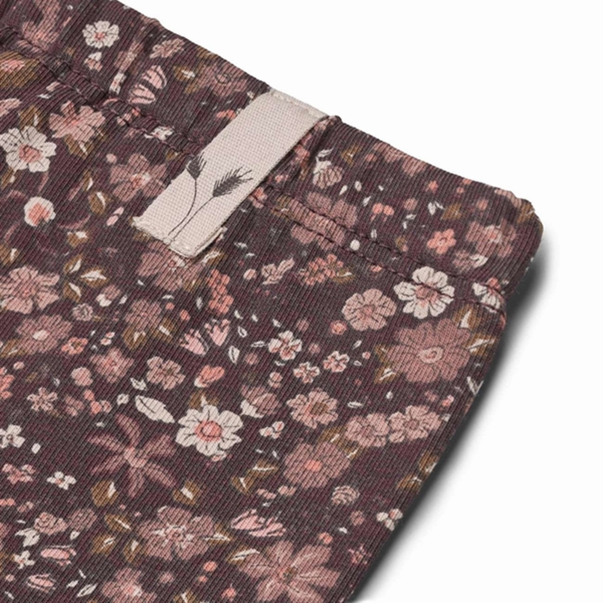 Durable Stitch Home Lounge Wheat Soft Eggplant Meadow Jersey Leggings